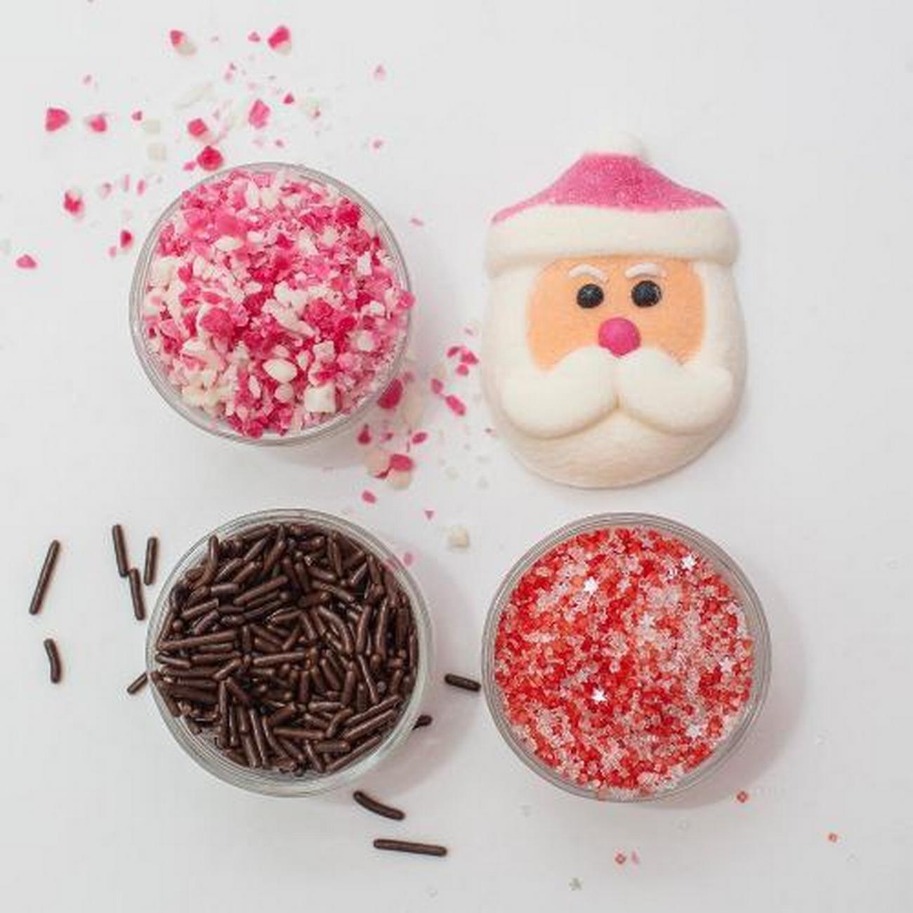 pme-puffy-santa-hot-chocolate-decorating-kit - PME Puffy Santa Hot Chocolate Decorating Kit