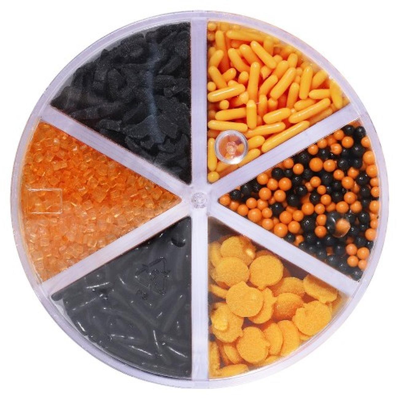 pme-pumpkin-patch-sprinkle-set-6-in-1 - PME 6-in-1 Halloween Pumpkin Patch Sprinkle Set