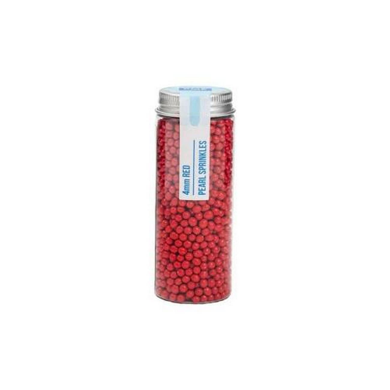 pme-red-pearl-sprinkles-4mm - PME Red Pearl Sprinkles 4mm 