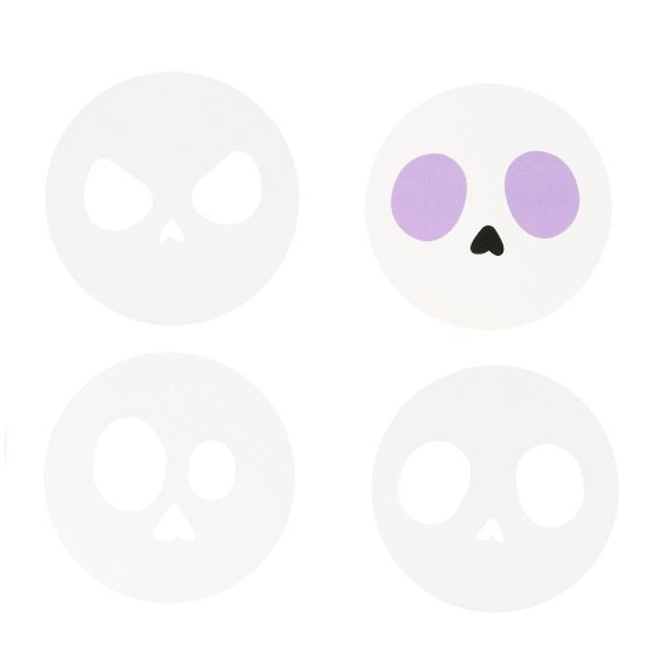 pme-skull-cookie-cutter-stencil - PME Halloween Skull Cookie Cutter & Stencils
