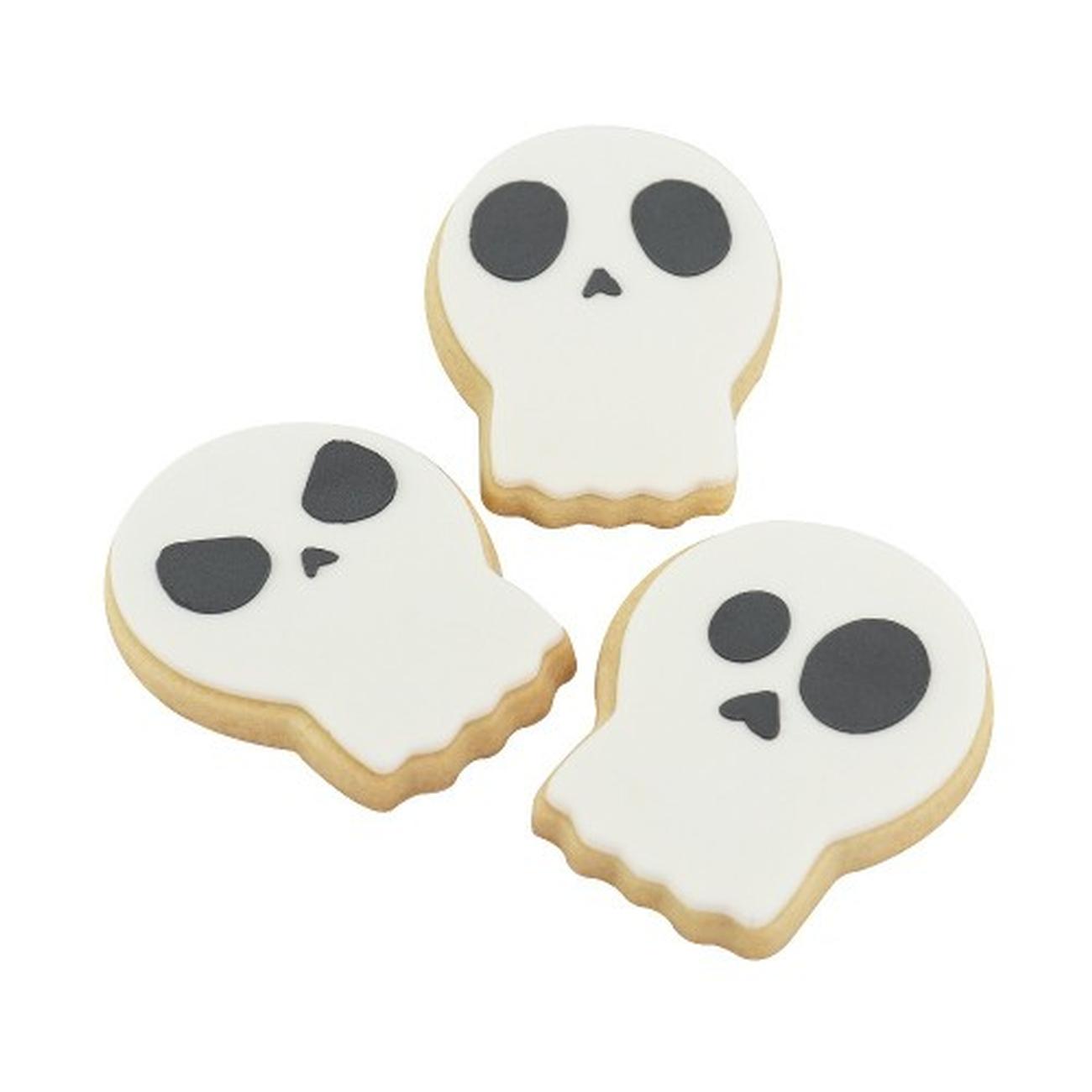 pme-skull-cookie-cutter-stencil - PME Halloween Skull Cookie Cutter & Stencils