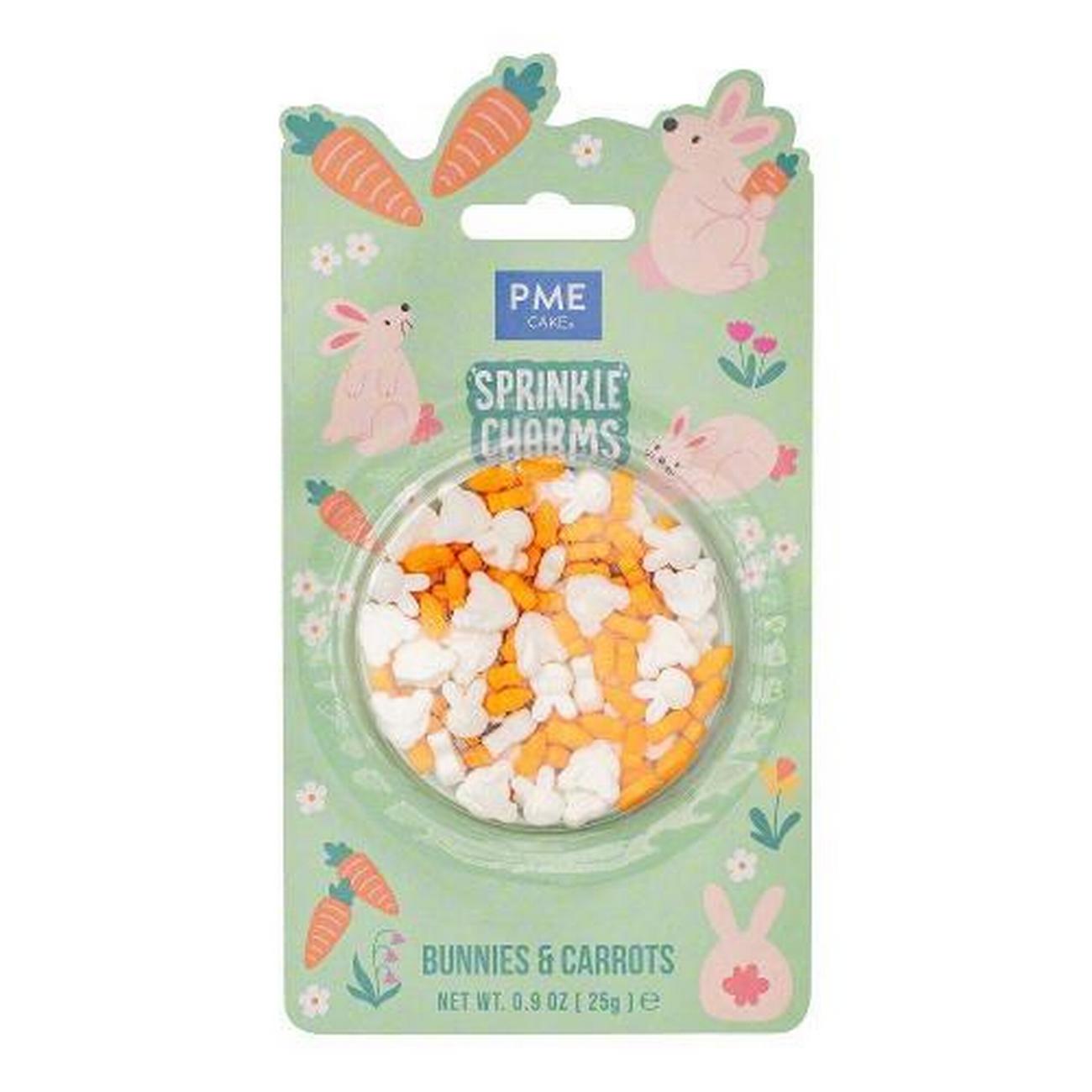pme-sprinkle-charms-bunnies-carrots - PME Sprinkle Charms Bunnies & Carrots