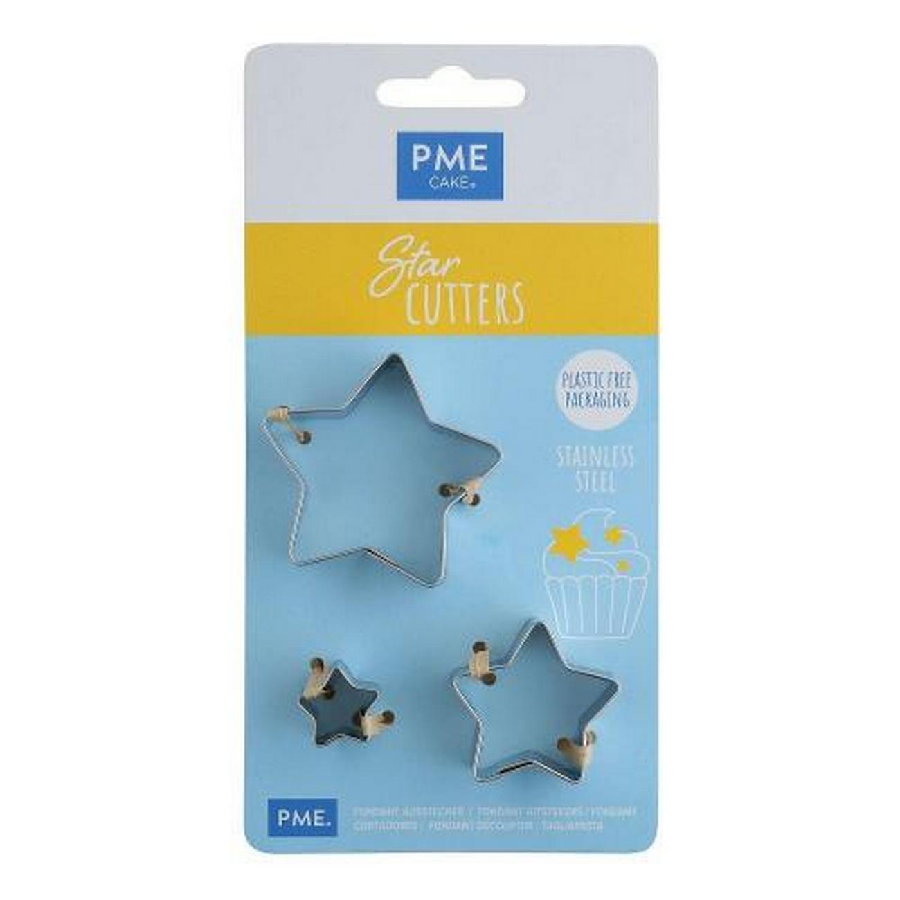 pme-star-fondant-cutters-set-of-3 - PME Star Fondant Cutters Set of 3 