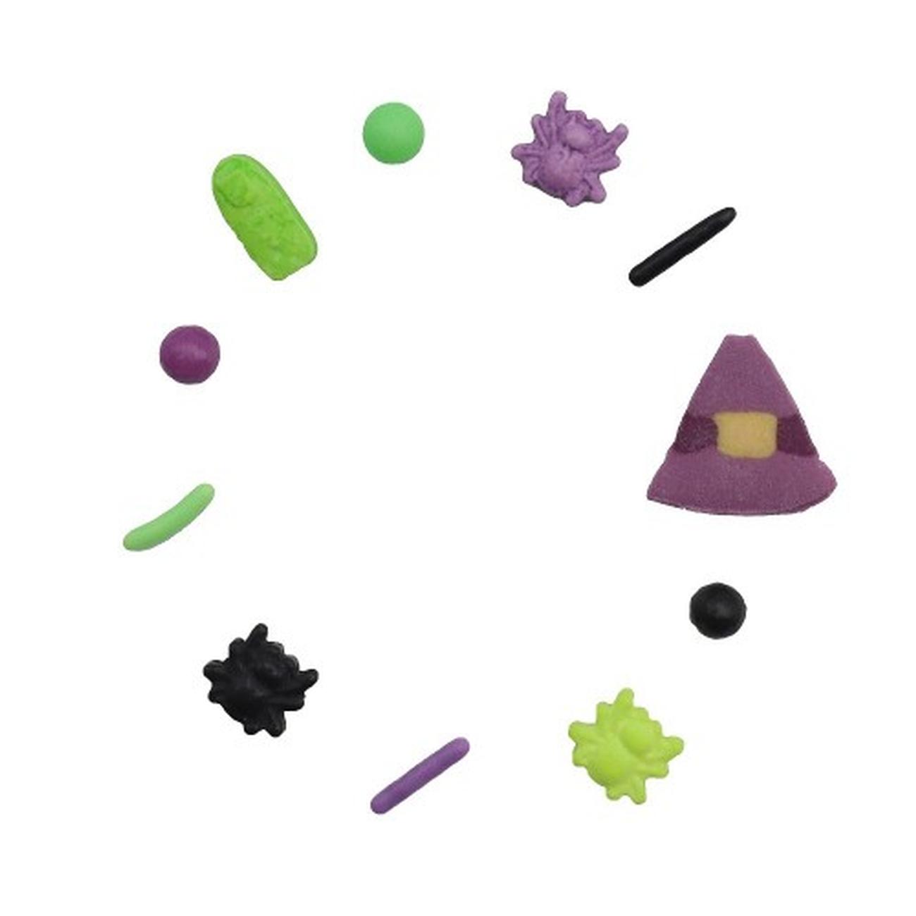 pme-wicked-witch-sprinkle-set-5-in-1 - PME 5-in-1 Halloween Wicked Witch Sprinkle Set 74g