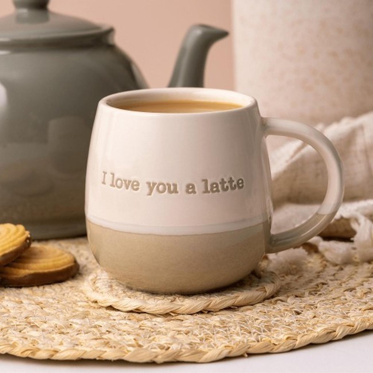 price-and-kensington-i-love-you-a-latte-mug - Price & Kensington 'I Love You A Latte' Mug