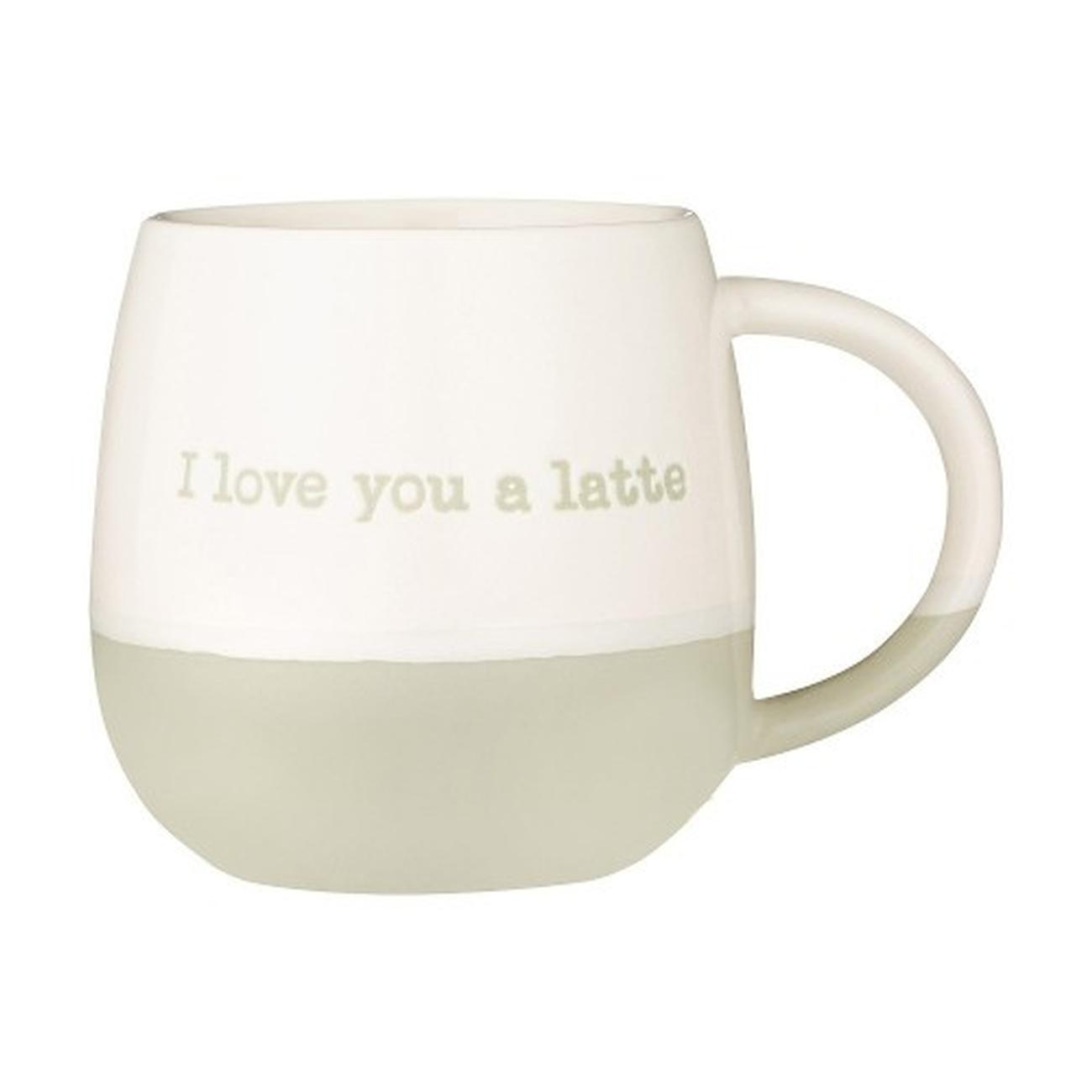 price-and-kensington-i-love-you-a-latte-mug - Price & Kensington 'I Love You A Latte' Mug