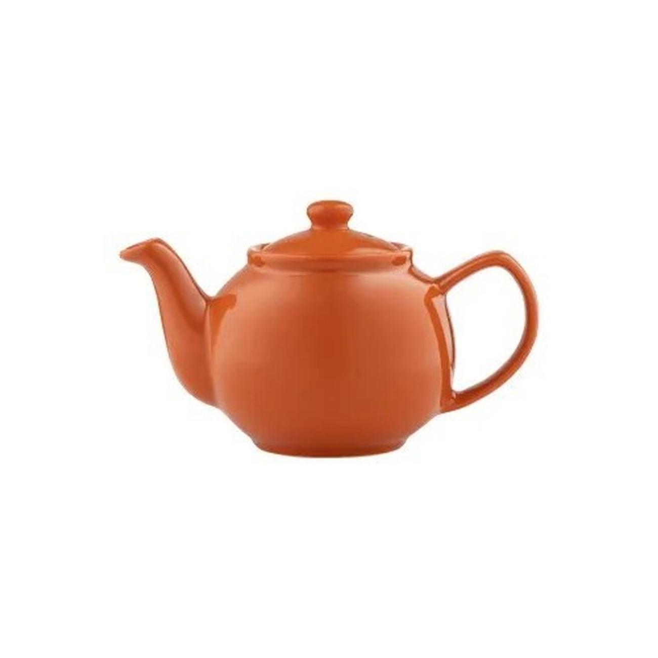 price-&-kensington-burnt-orange-teapot - Price & Kensington Burnt Orange Teapot