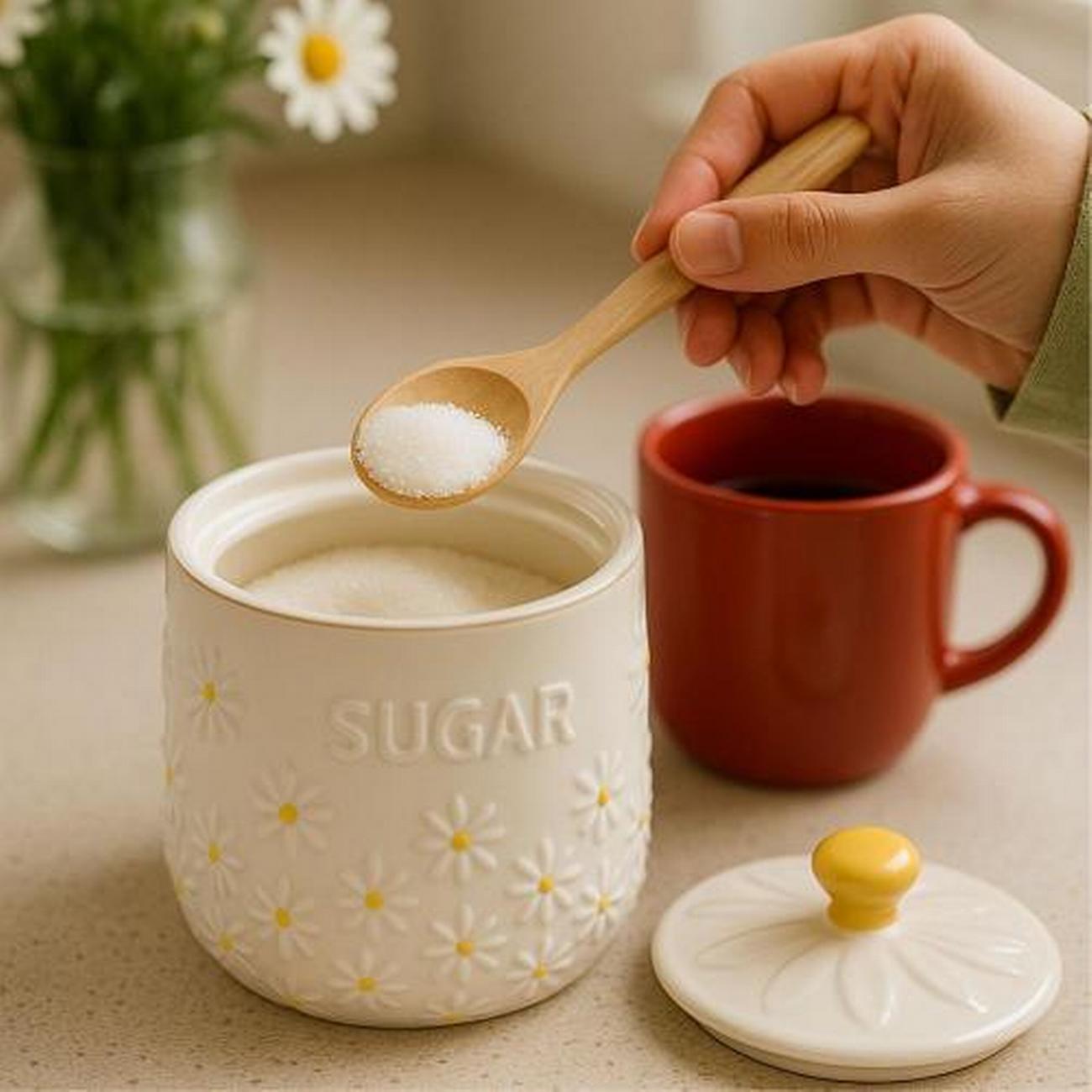 price-kensington-daisy-sugar-storage-jar - Price & Kensington Daisy Sugar Storage Jar