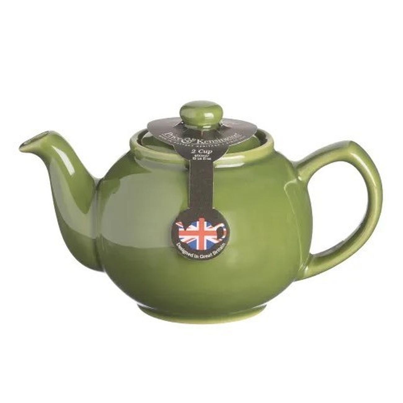 price-kensington-olive-green-teapot-2cup - Price & Kensington Olive Green Teapot 
