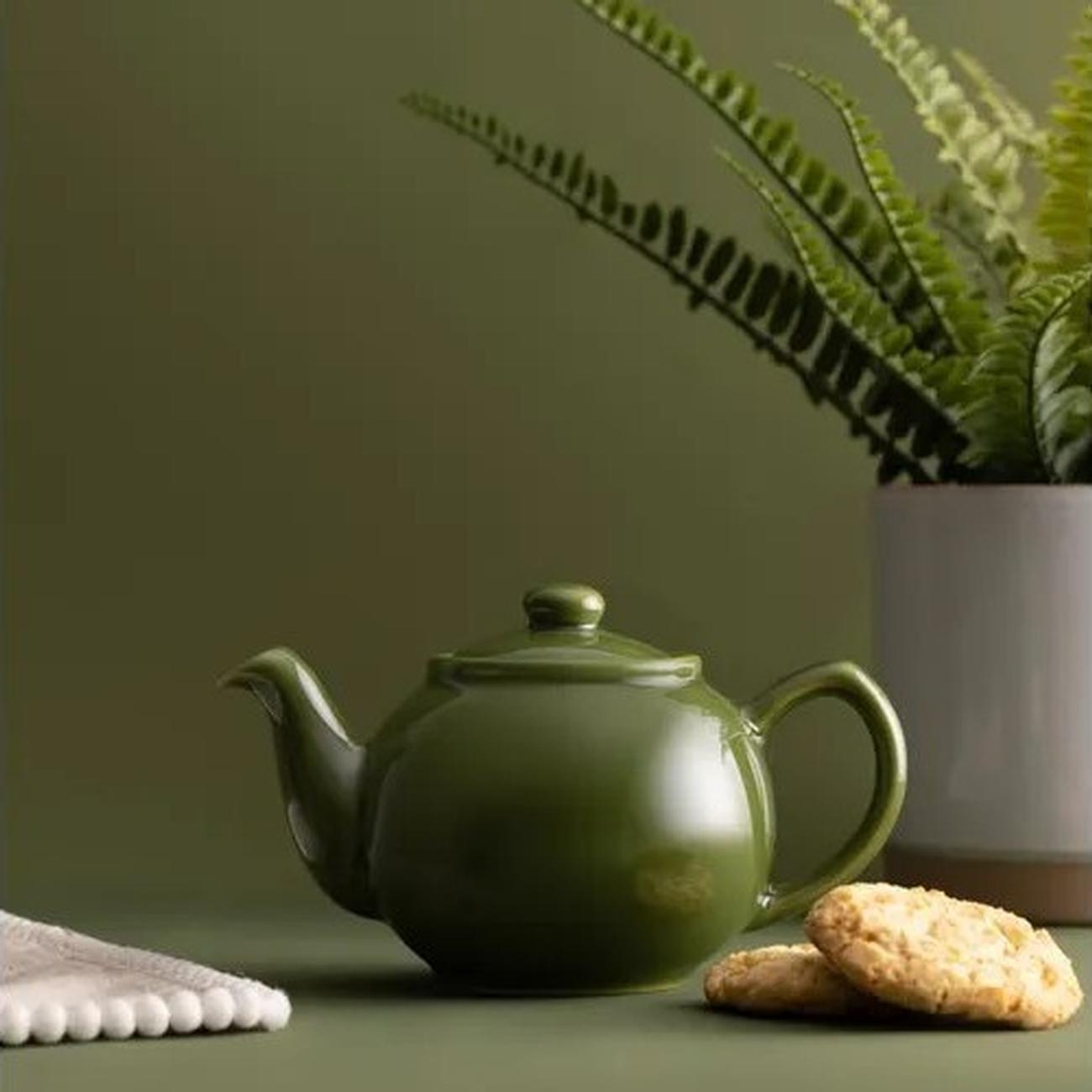 price-kensington-olive-green-teapot-2cup - Price & Kensington Olive Green Teapot 