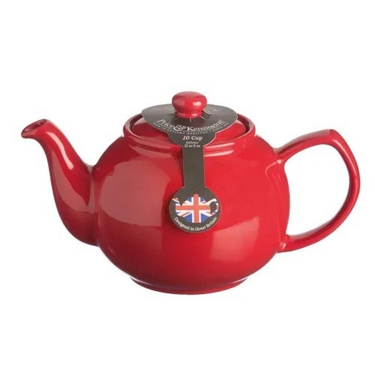 price-kensington-red-teapot-10-cup - Price & Kensington Red Teapot 10 Cup