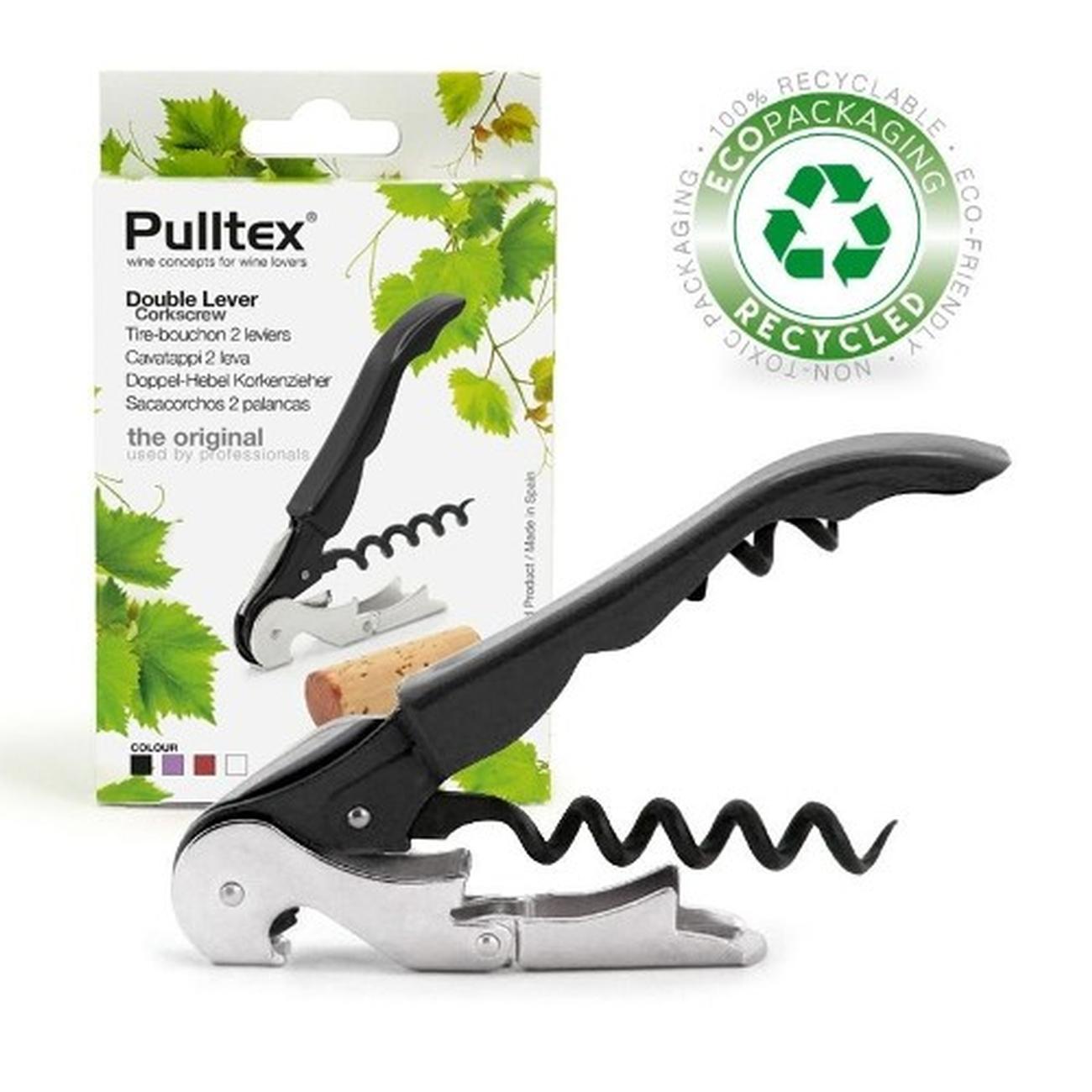 pulltex-black-corkscrew-ecopack-pulltap - Pulltex Pulltap Black Corkscrew Ecopack