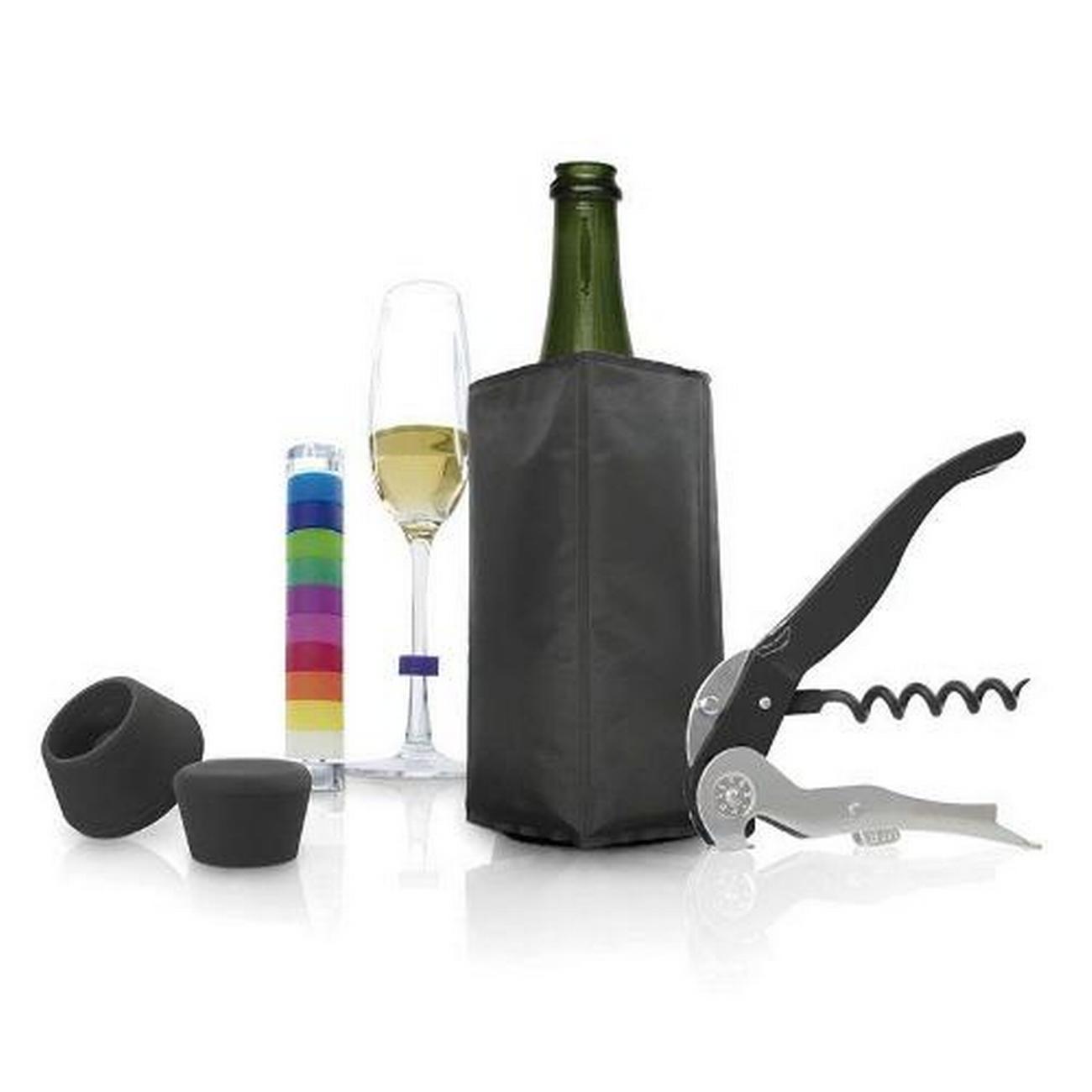 pulltex-wine-starter-black-5pcs-set  - Pulltex Wine Starter Black 5pcs Set 
