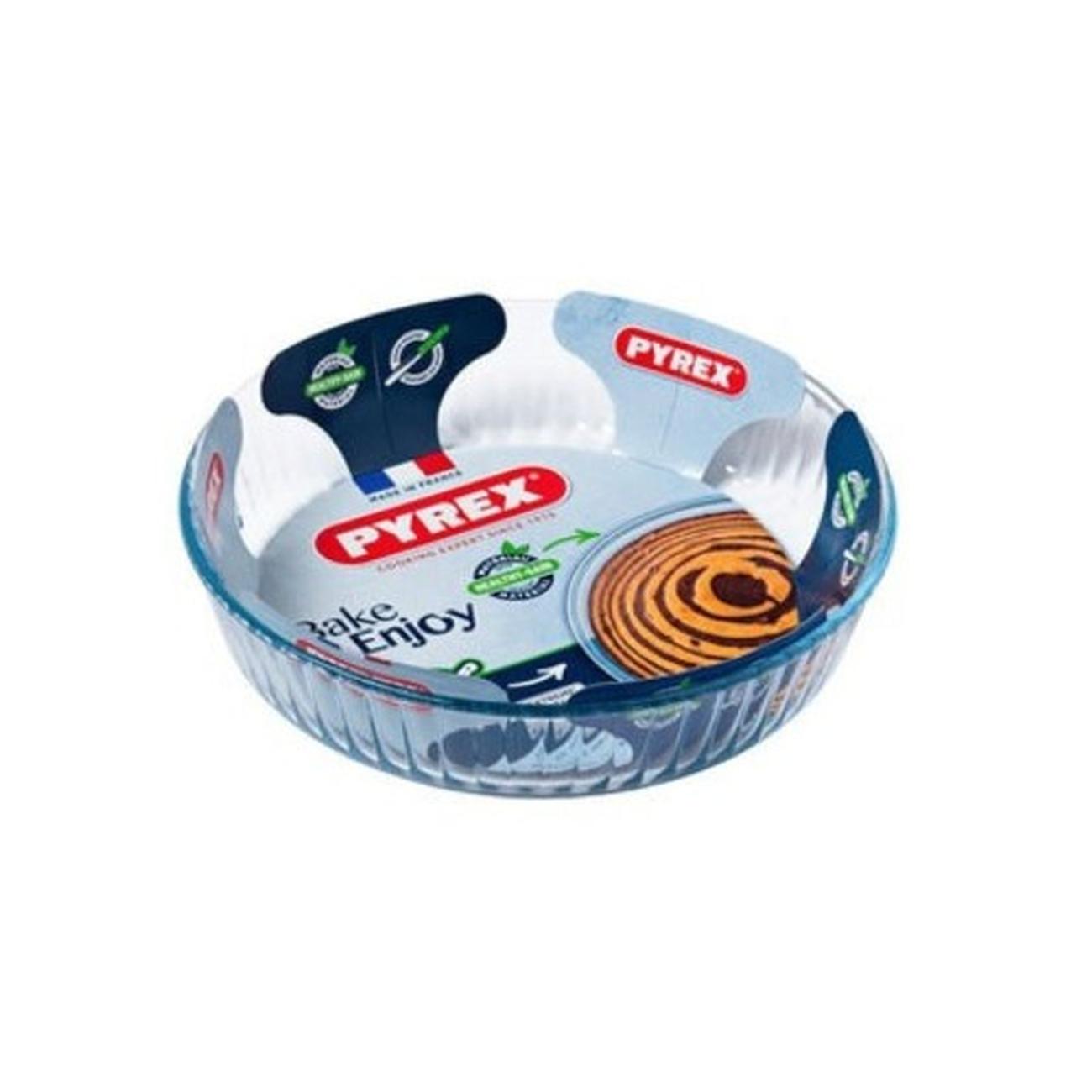 pyrex-deep-26cm-fluted-flan-quiche - Pyrex Deep Fluted Tart & Quiche Dish 26cm