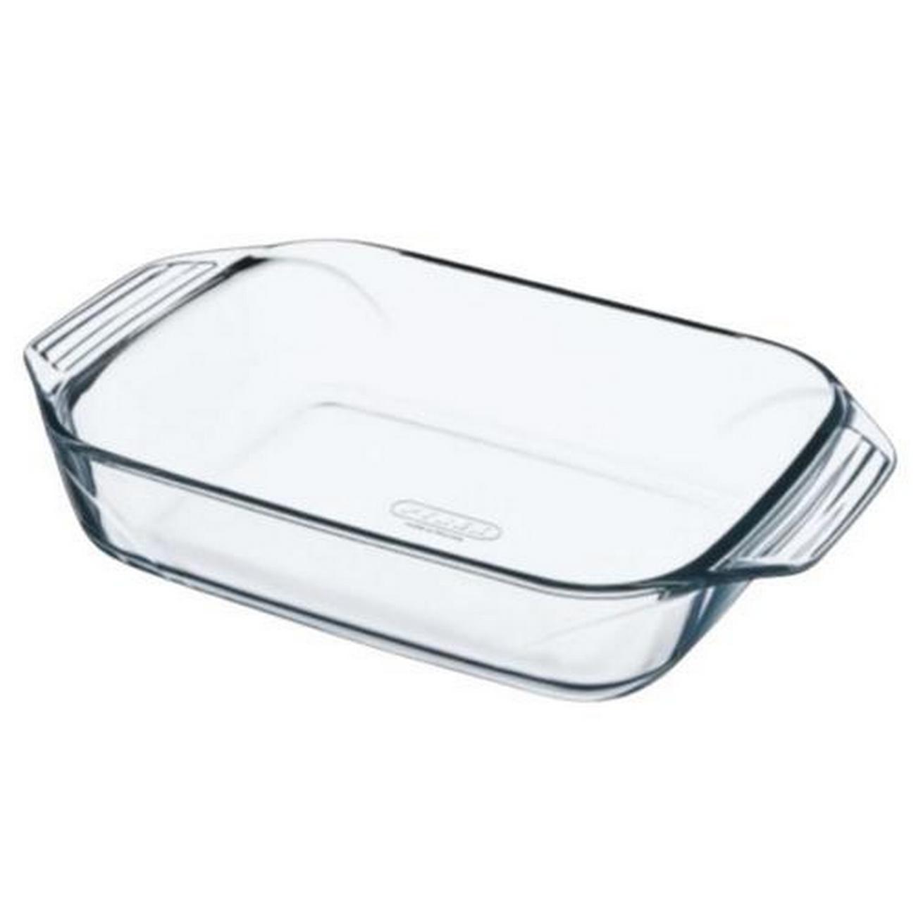 pyrex-glass-rectangular-roasting-dish-35x23cm - Pyrex Oblong Roaster 35 x 23cm