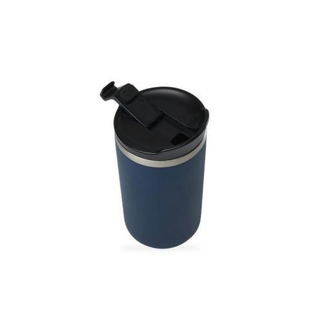 qwetch-insulated-travel-mug-navy-blue-350ml - Qwetch Insulated Travel Mug Navy Blue 350ml 