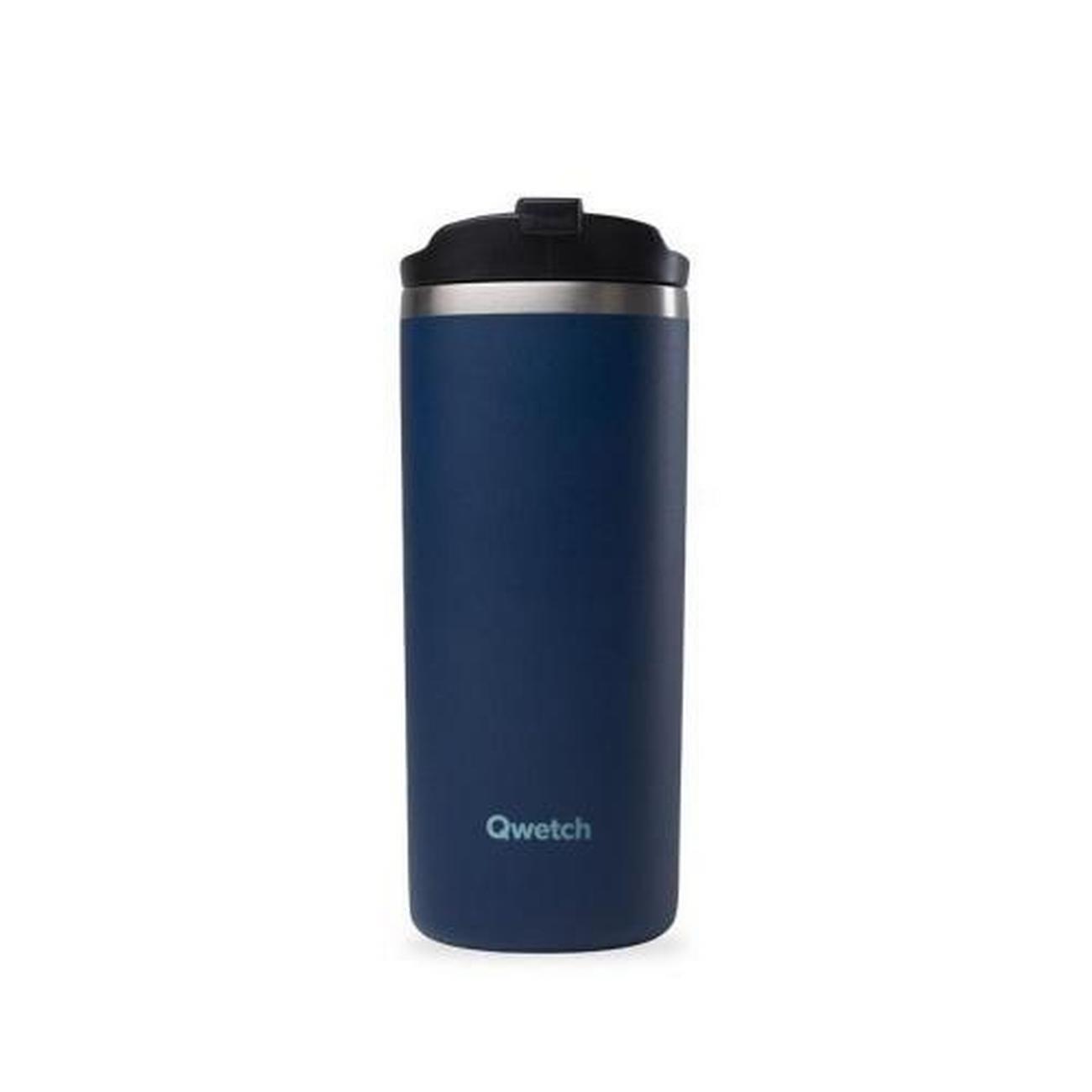 qwetch-insulated-travel-mug-navy-blue-470ml - Qwetch Insulated Travel Mug Navy Blue 470ml 