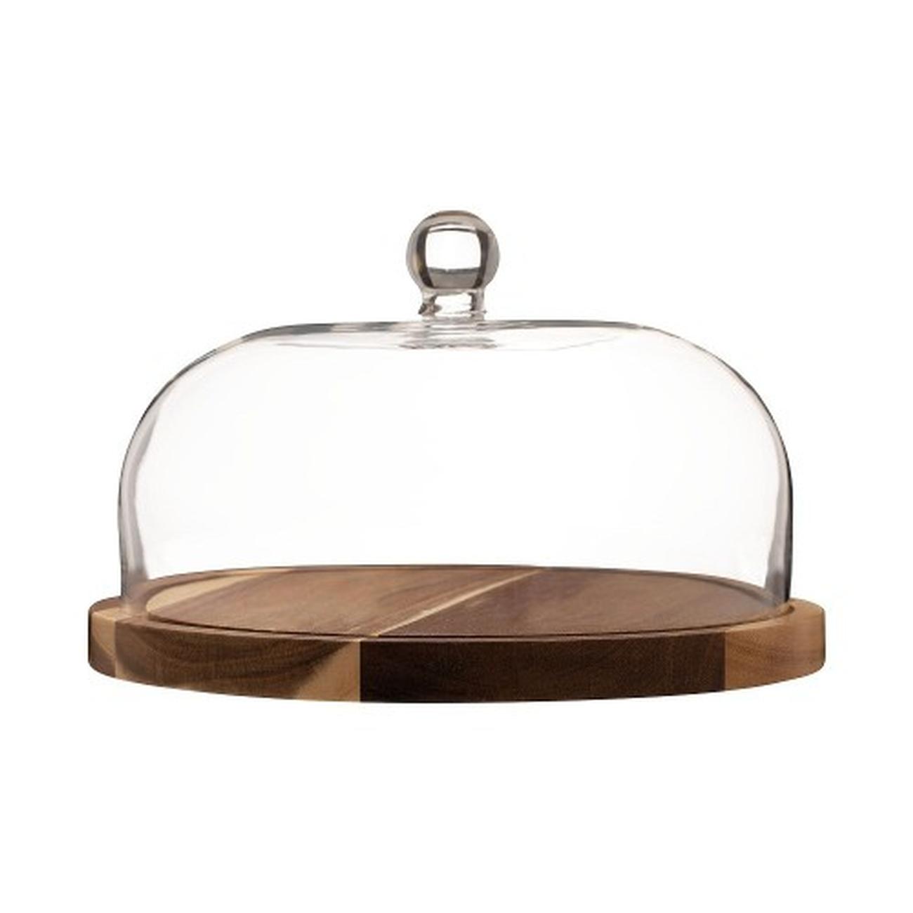 Ravenhead Selected Cheese Cake Dome Wooden Board 26cm