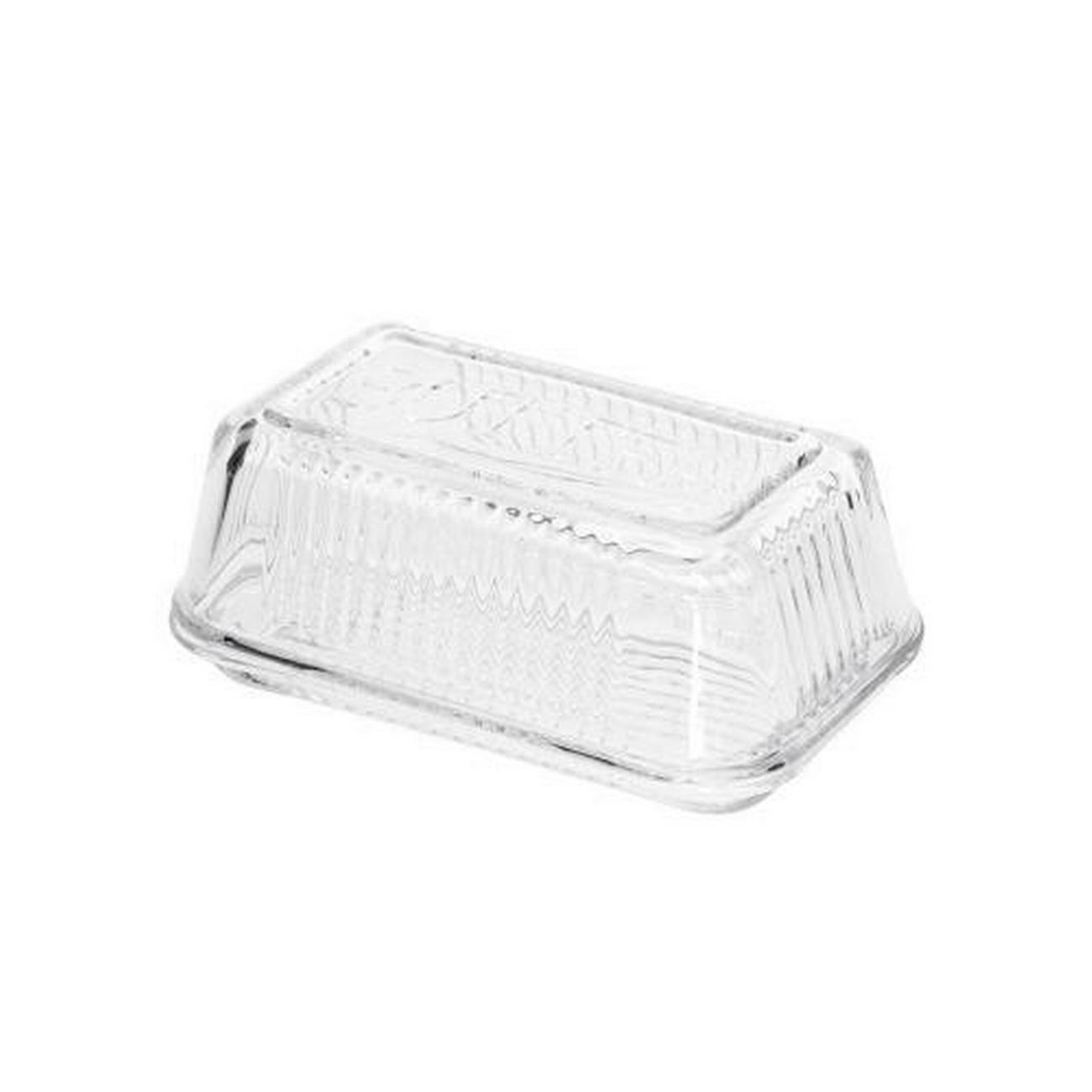 rex-glass-butter-dish - Rex Glass Butter Dish 