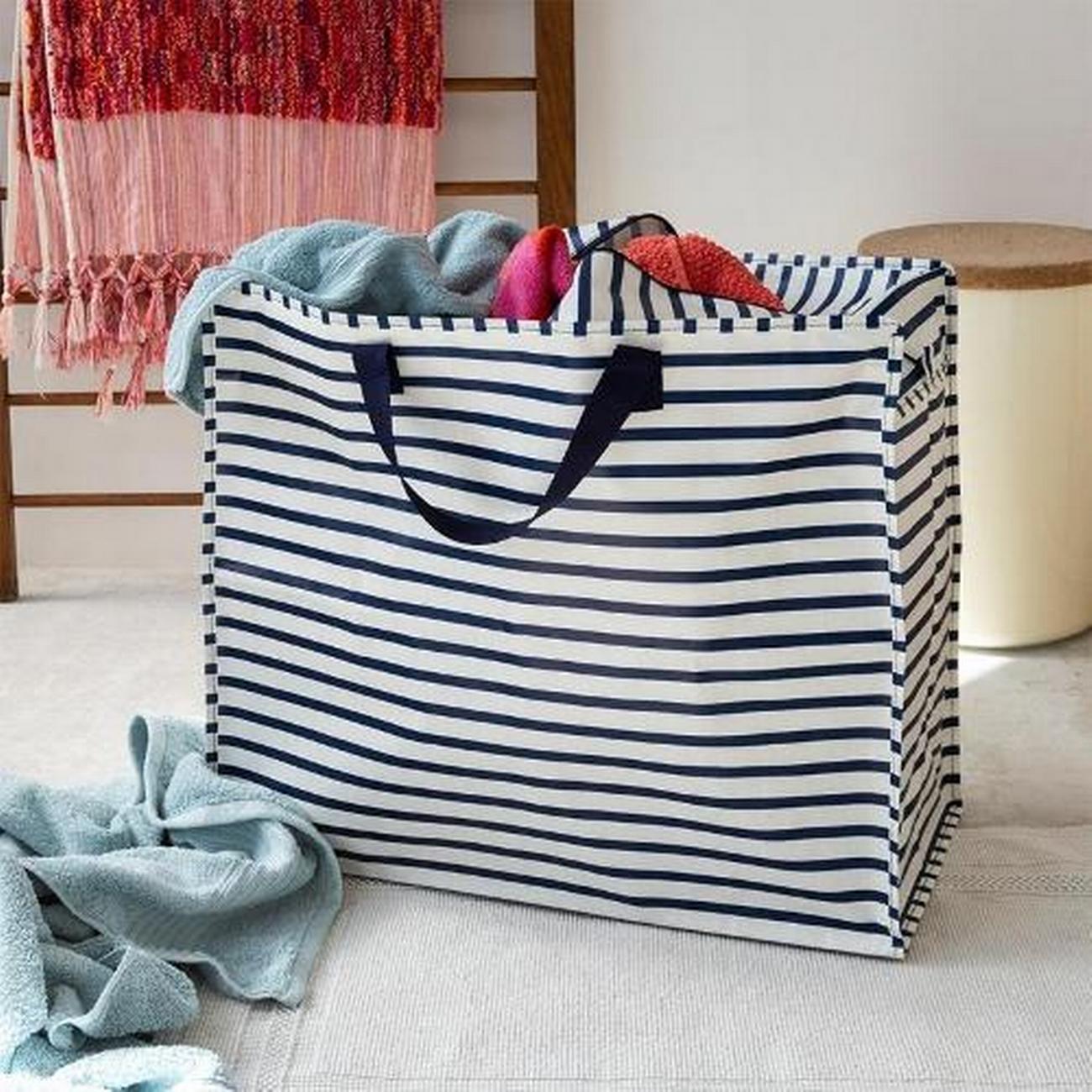 rex-nautical-stripes-jumbo-storage-bag - Rex Jumbo Storage Bag Nautical Stripes 