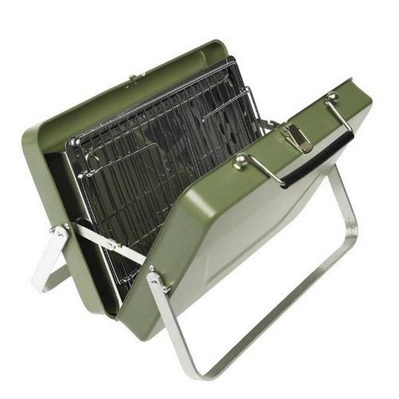 rex-portable-suitcase-bbq-khaki-green - Rex Portable Suitcase BBQ Khaki Green