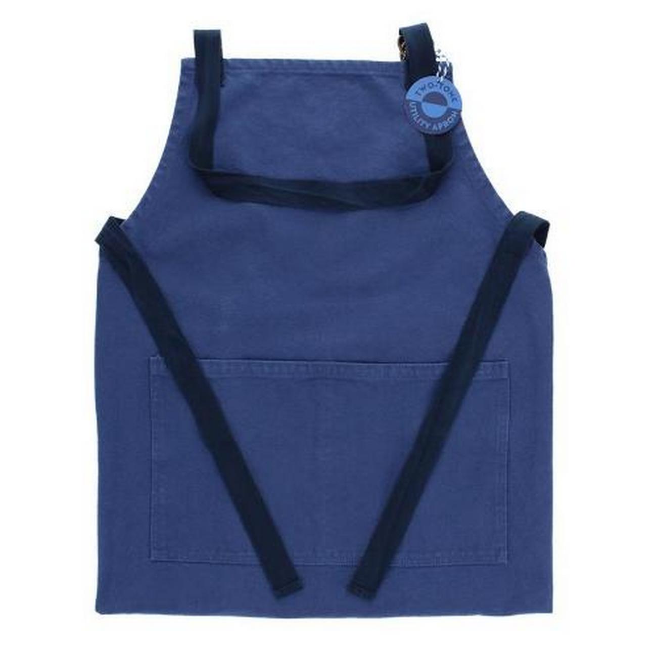 rex-two-tone-utility-apron-indigo-blue - Rex Two-Tone Utility Apron Indigo Blue