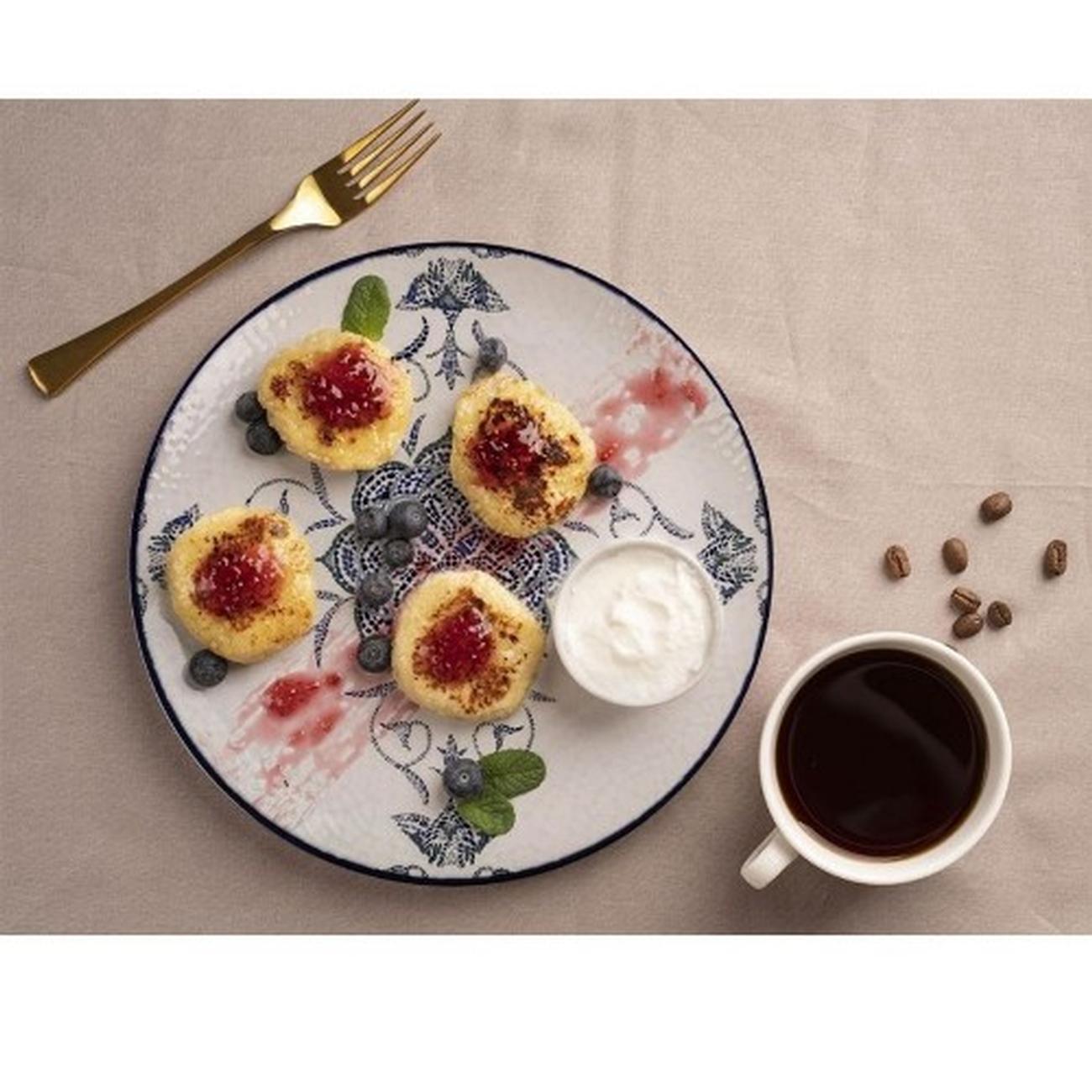 rosetta-blue-dessert-plate-20cm - Rosetta Blue Dessert Plate 20cm