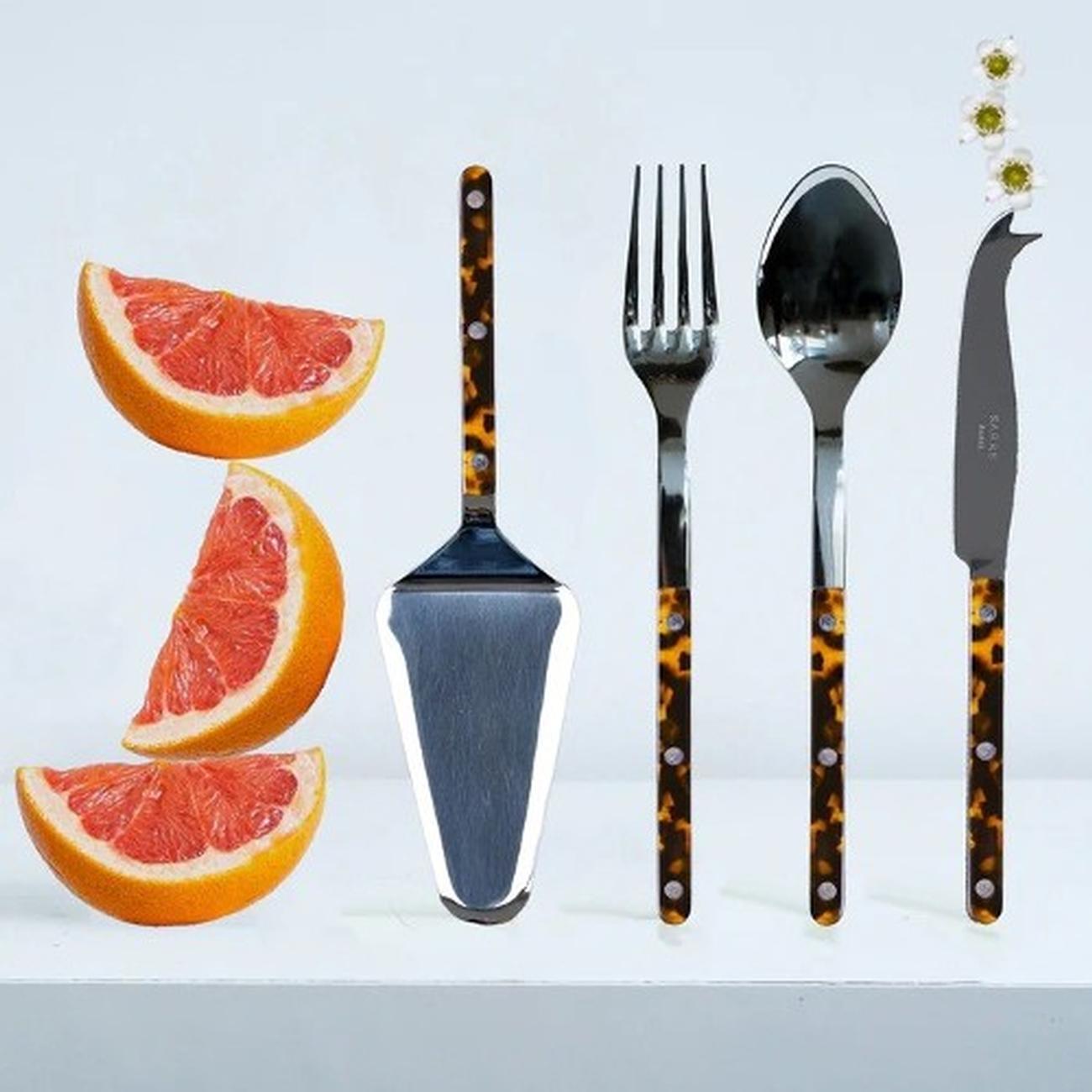 sabre-bistrot-cheese-knife-faux-tortoise - Sabre Bistrot Cheese Knife- Faux Tortoise