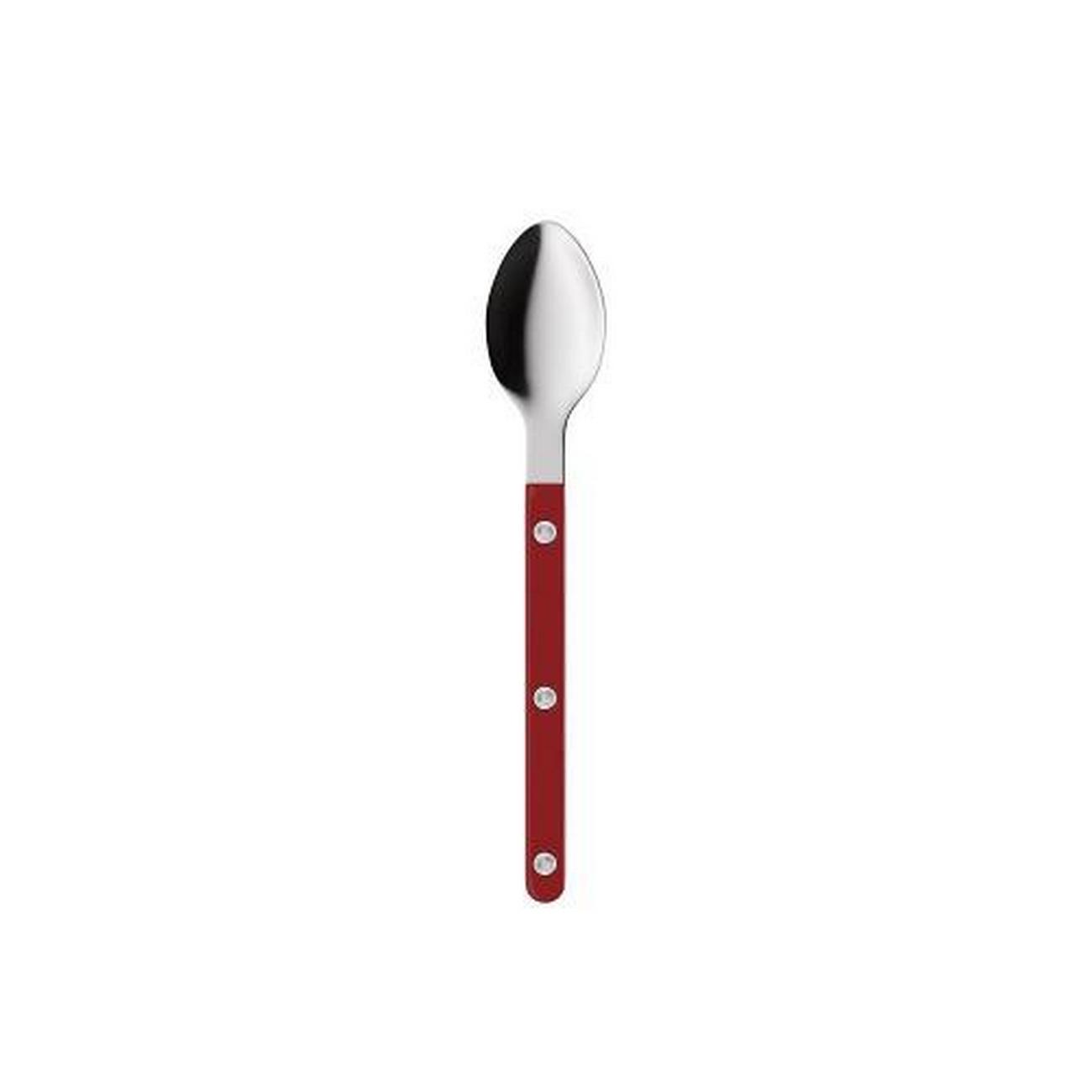 sabre-bistrot-espresso-spoon-solid-burgundy - Sabre Bistrot Espresso Spoon Solid Burgundy