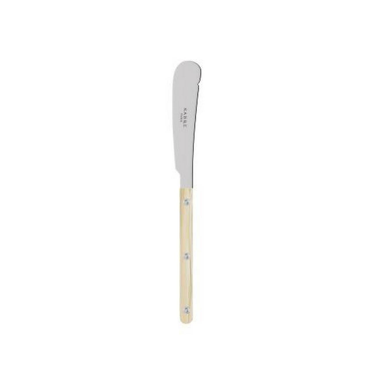 sabre-butter-knife-bistrot-solid-faux-horn - Sabre Butter Knife Bistrot Solid Faux Horn