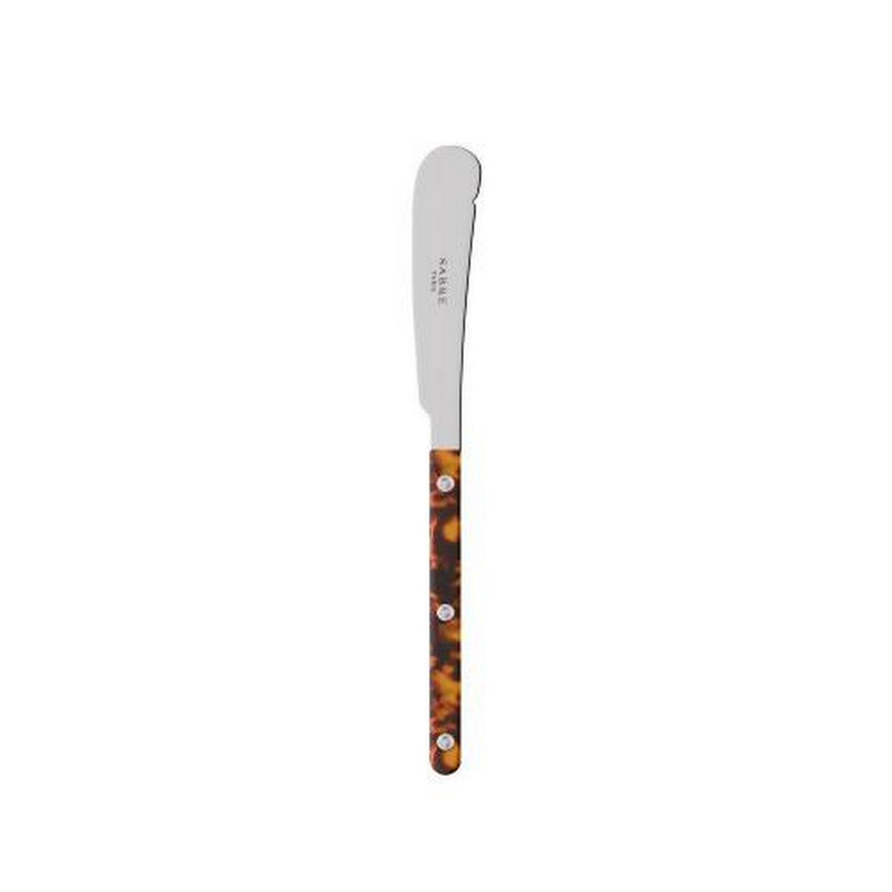 sabre-butter-knife-bistrot-solid-faux-tortoise - Sabre Butter Knife Bistrot Solid Faux Tortoise
