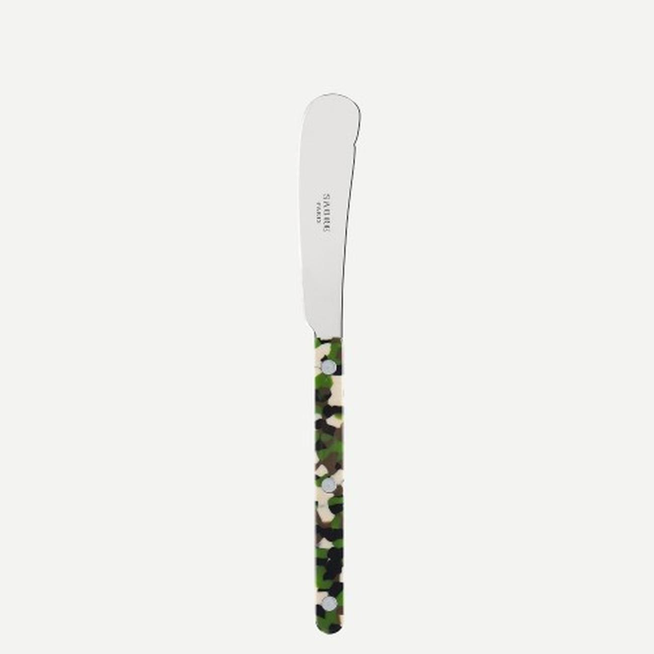 sabre-butter-knife-camouflage-green - Sabre Bistrot Butter Knife - Camouflage Green