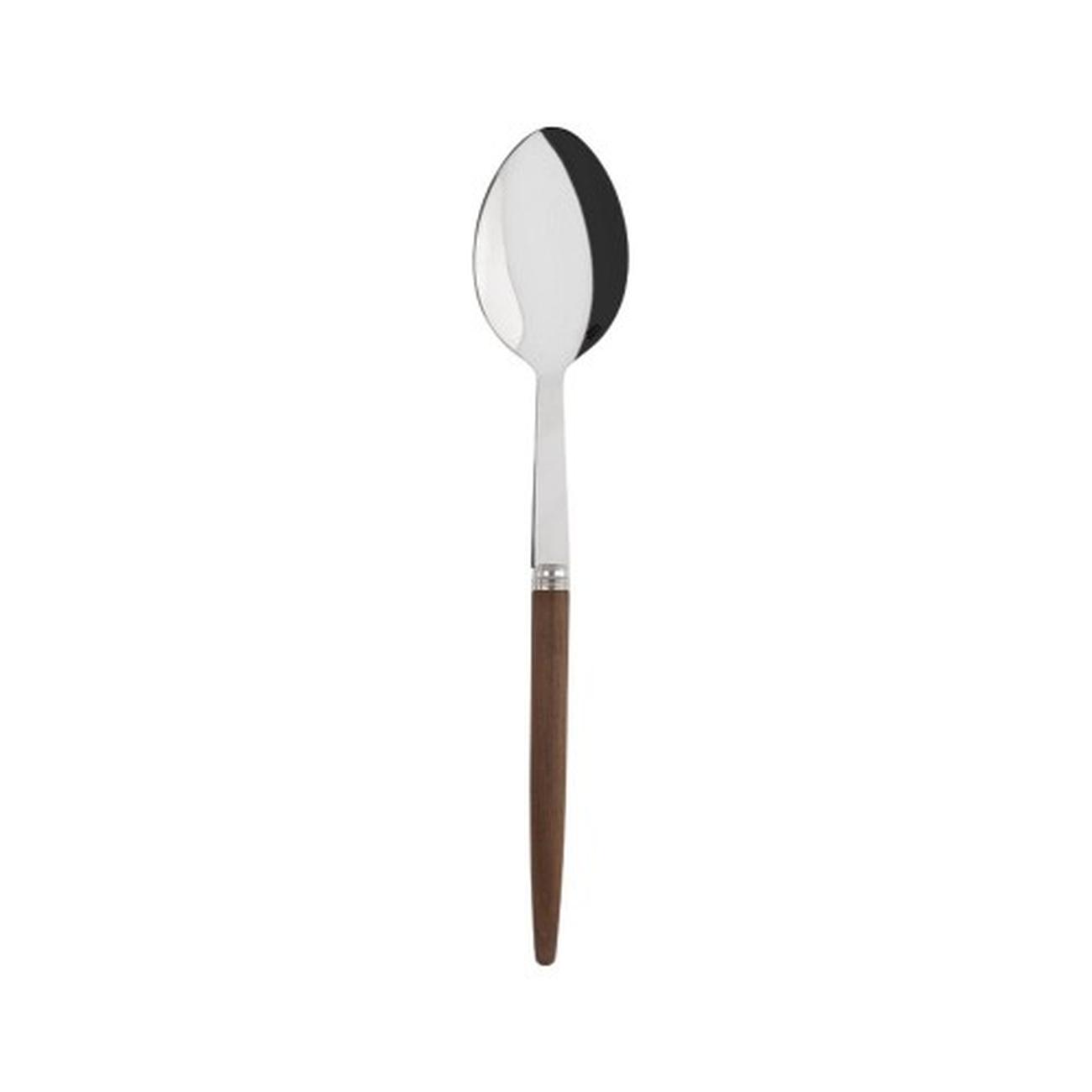 sabre-jonc-serving-spoon-dark-wood  - Sabre Jonc Serving Spoon Dark Wood