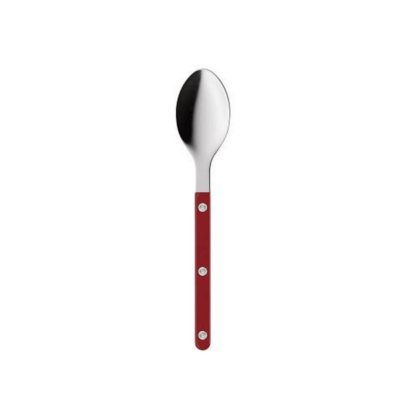 sabre-tea-spoon-bistrot-solid-burgundy - Sabre Tea Spoon Bistrot Solid Burgundy