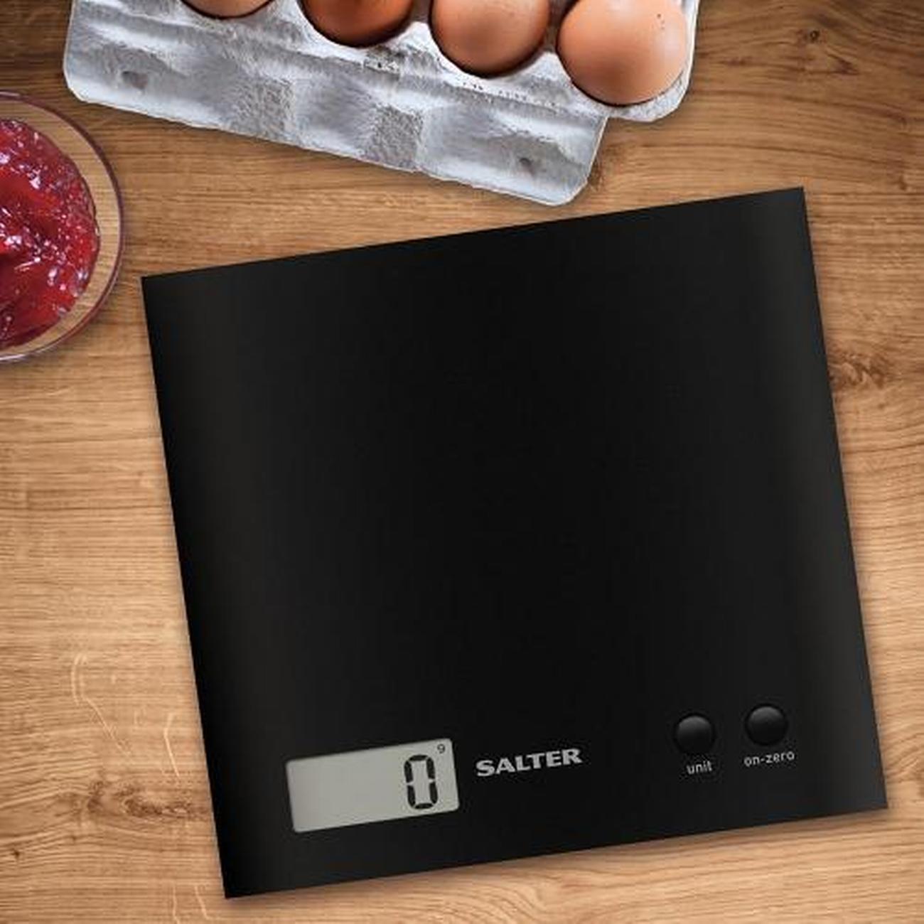 salter-arc-digital-kitchen-scale-black - Salter Arc Digital Kitchen Scale Black