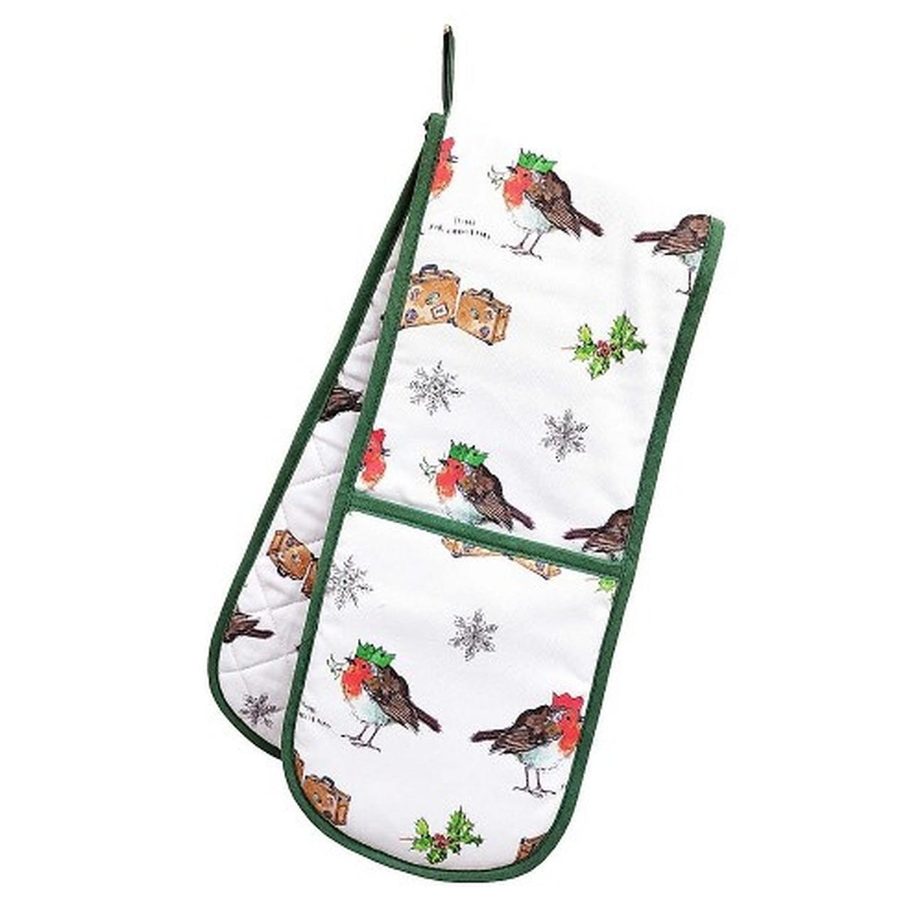 samuel-lamont-coming-home-for-christmas-double-oven-glove - Samuel Lamont Coming Home for Christmas Double Oven Glove