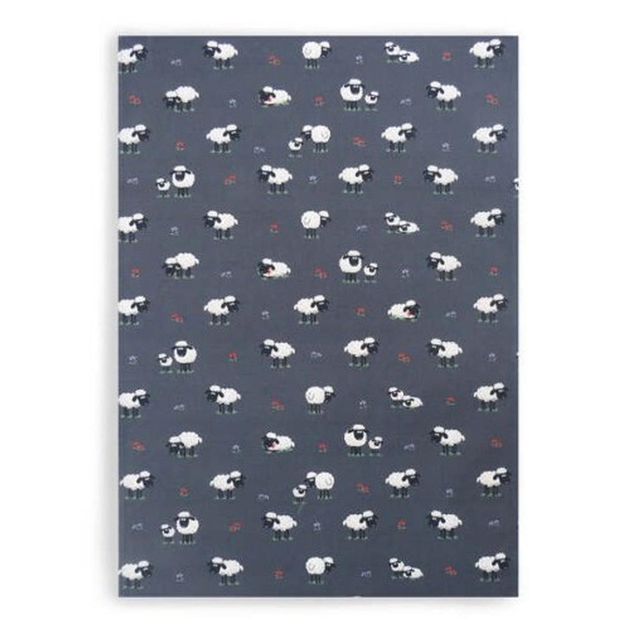 Samuel-Lamont-Fluffy-Flock-Cotton-Sheep-Tea-Towel - Fluffy Flock Cotton Sheep Tea Towel