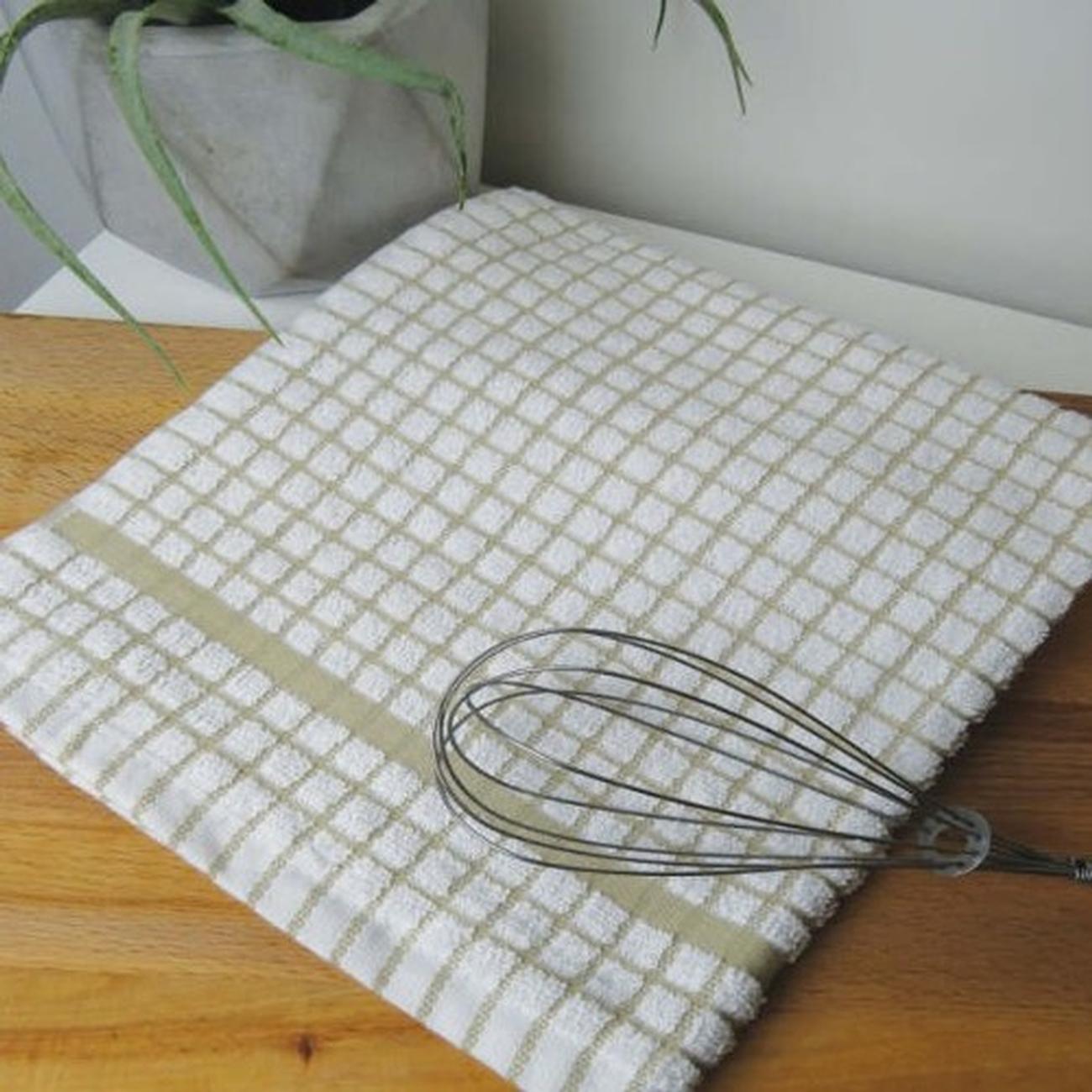 Samuel-Lamont-Poli-Dri-Tea-Towel-Beige - Samuel Lamont Poli Dri Tea Towel Beige