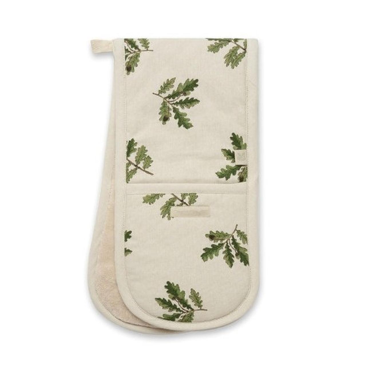 sap-acorn-and-oak-leaves-double-oven-glove - Sophie Allport Acorn & Oak Leaves Double Oven Glove