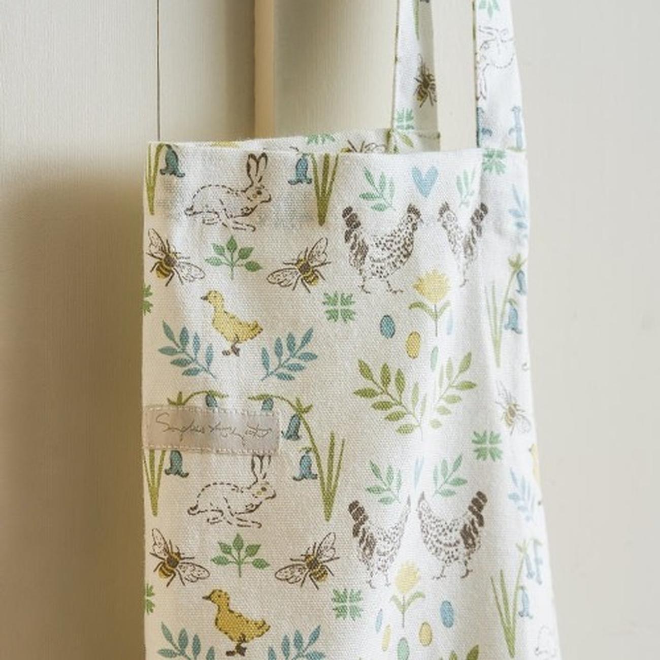sap-spring-chicken-adult-apron - Sophie Allport Spring Chicken Adult Apron