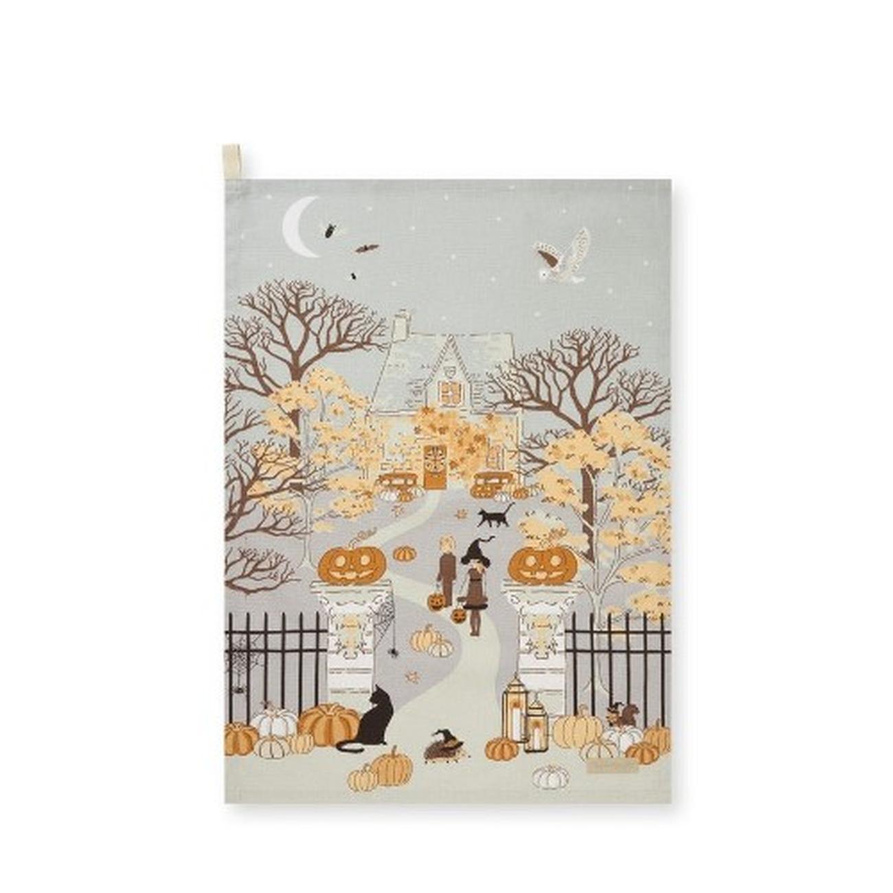 sap-trick-treat-tea-towel - Sophie Allport Trick or Treat Tea Towel