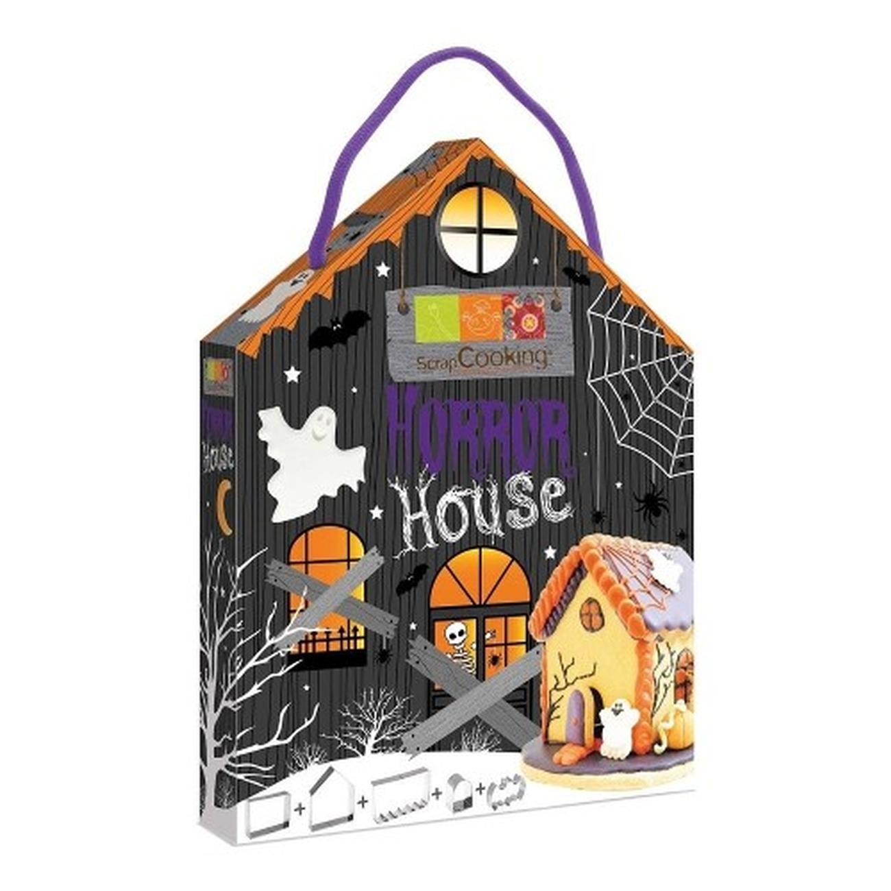 scrapcooking- horror-house-cutter-set - Scrapcooking Horror House Cookie Cutter Set