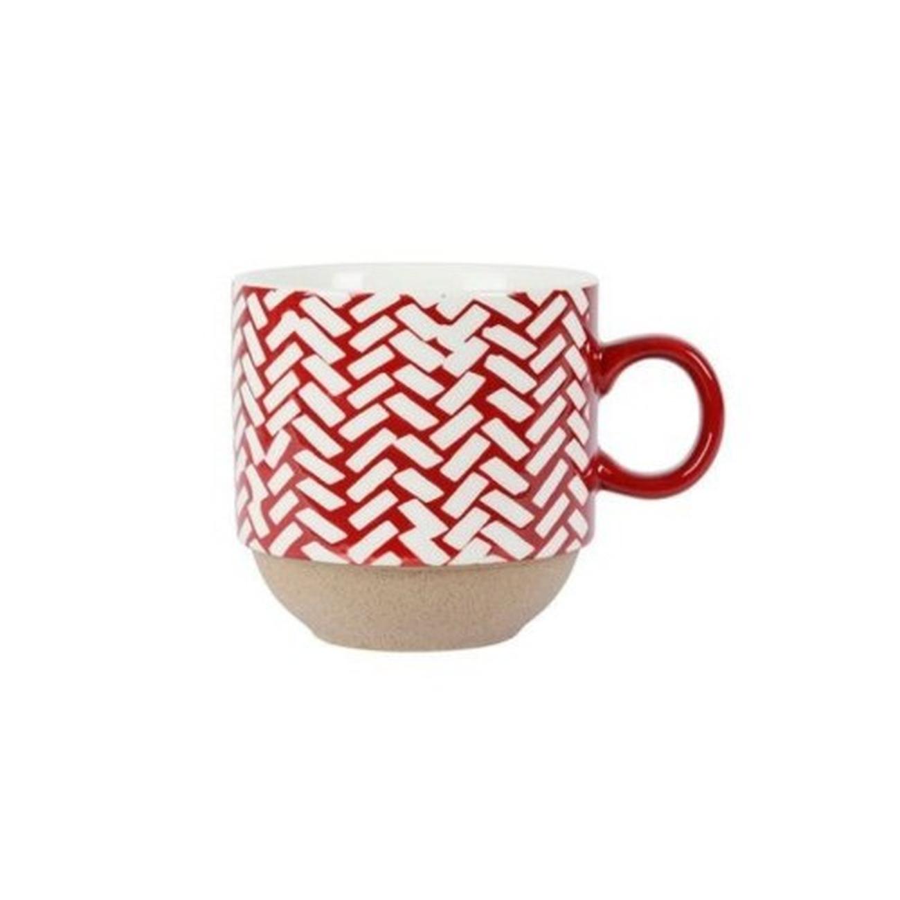 sema-design-teacup-indired-garnet-red-370ml - Sema Design Teacup Red Indired Garnet 370ml