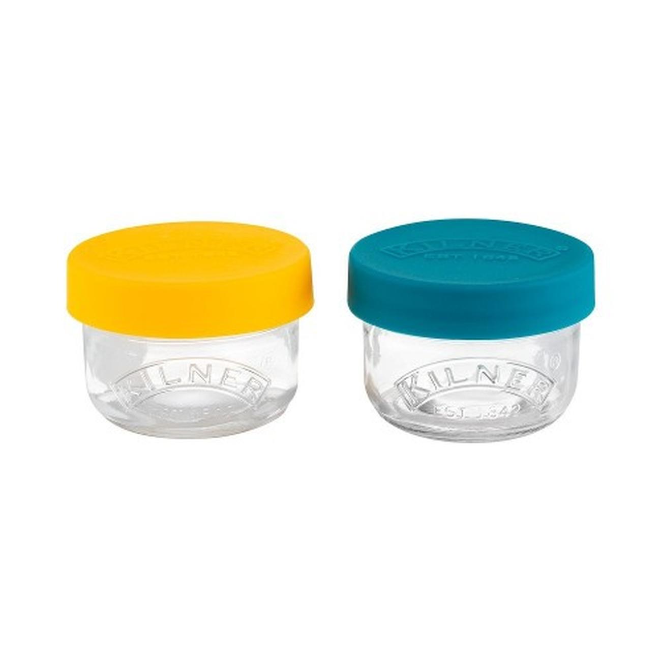 set-of-2-snack-store-pots-125ml - Kilner Set Of 2 Snack And Store Pots 125ml