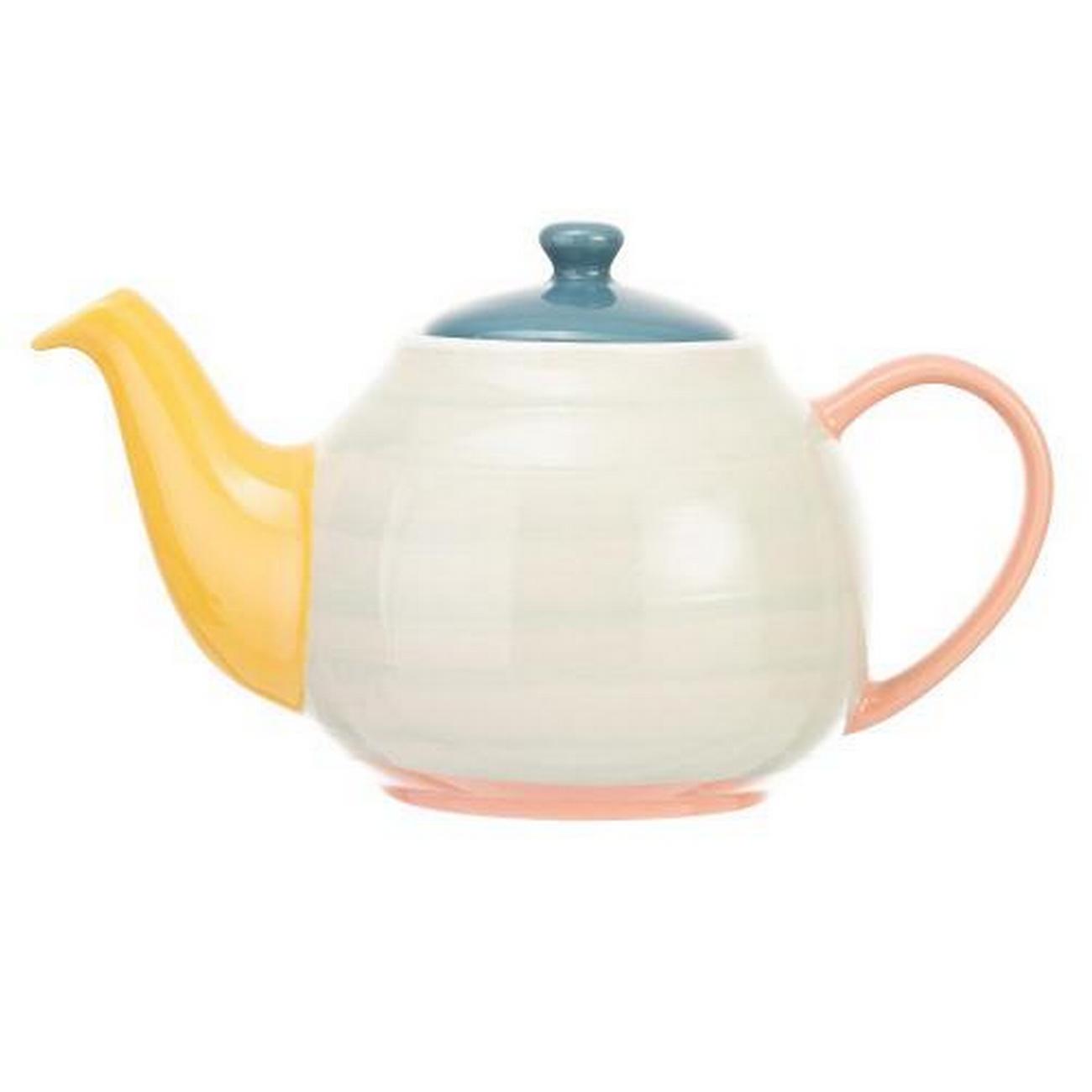siip-colour-block-6-cup-teapot - Siip Colour Block 6 Cup Teapot 