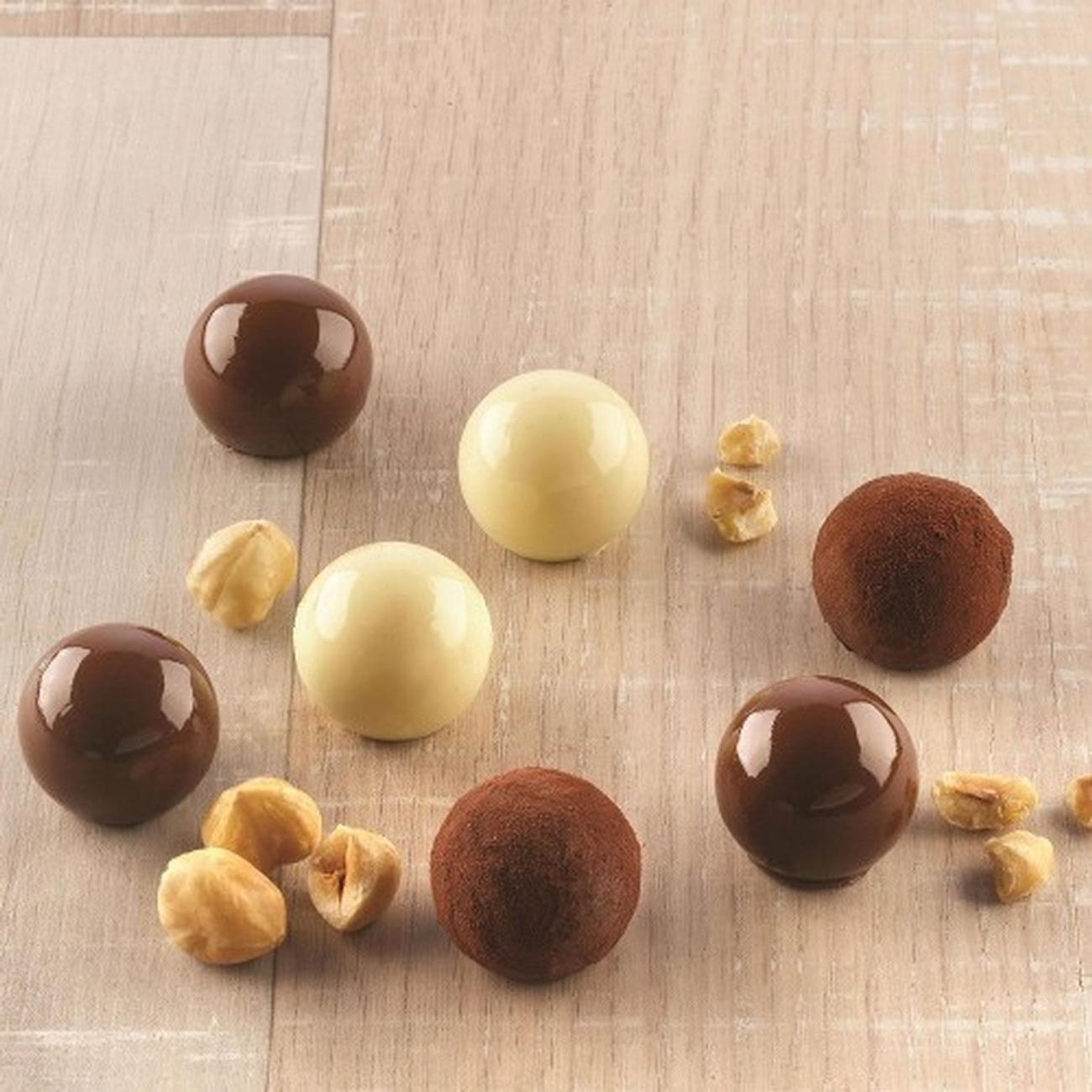 silikomart-chocolate-mould-tartufino - Silikomart Chocolate Mould Tartufino 
