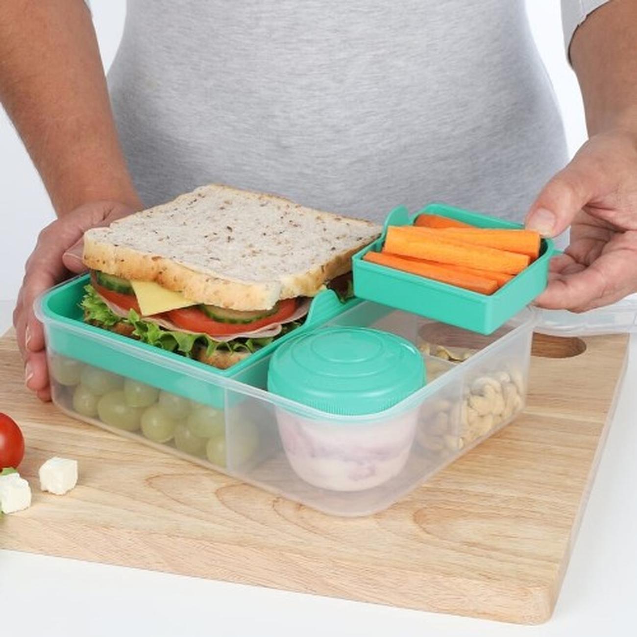 sist-bento-lunch-1-65l-bag-to-go - Sistema Bento Lunch Box To Go Inc. Yogurt Pot