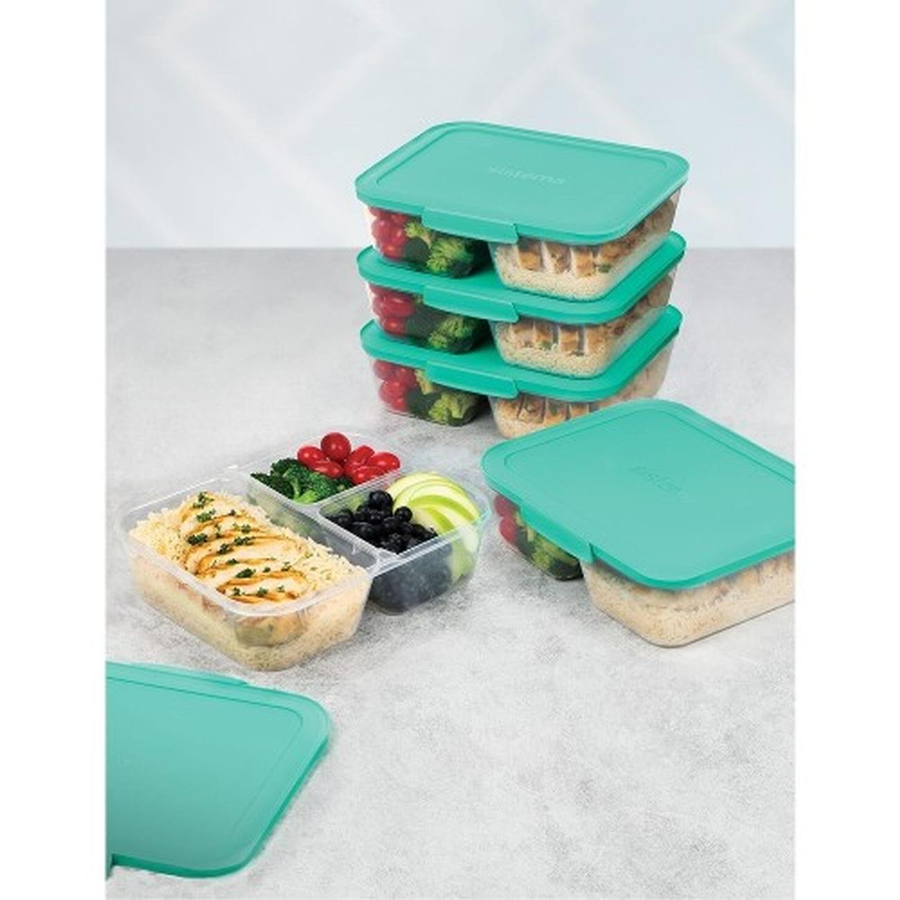 sistema-nest-it-meal-prep-1.7l - Sistema Nest It Meal Prep 1.7L Set of 5