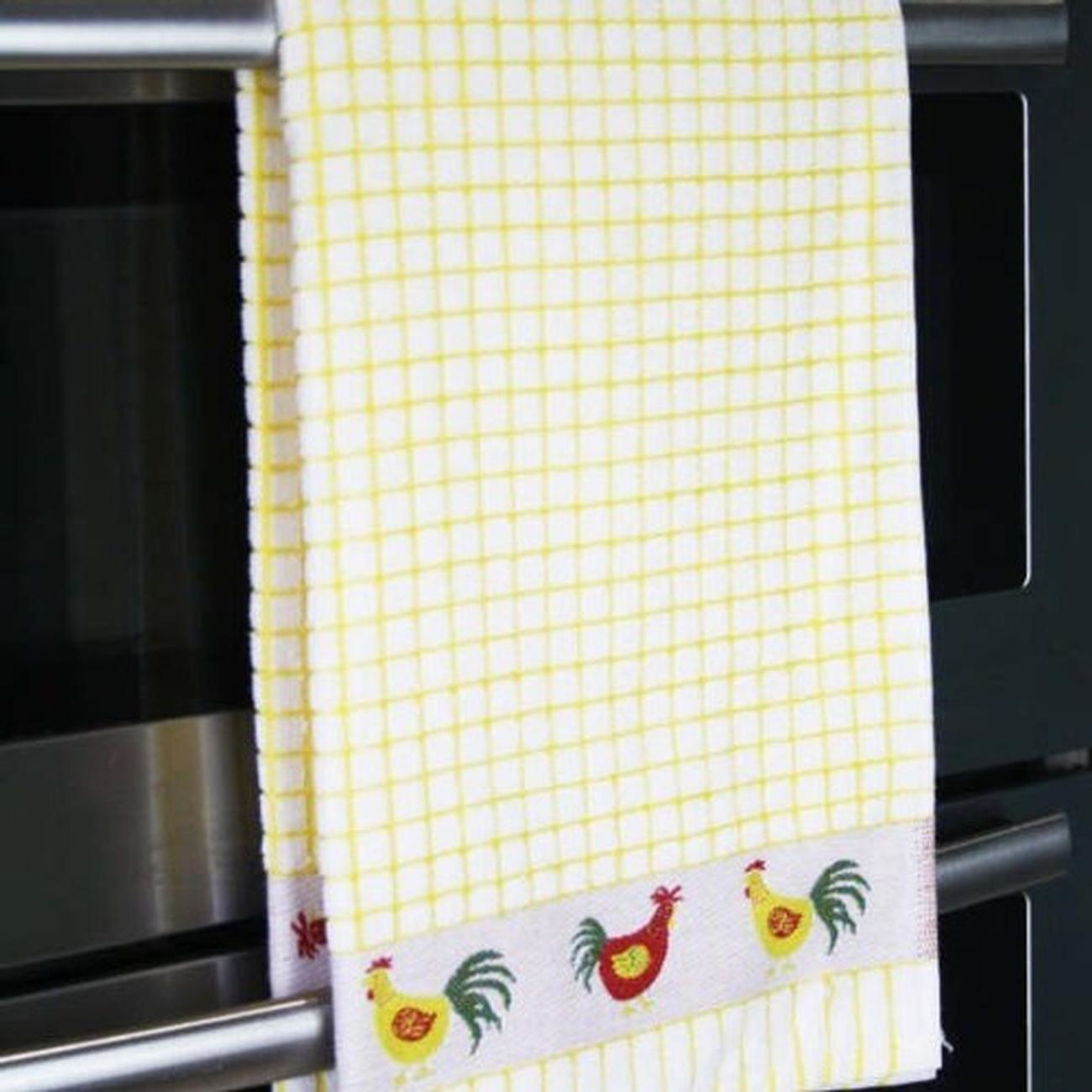 samuel-lamont-poli-dry-tea-towel-yellow-hen - Samuel Lamont Poli Dri Tea Towel Yellow Hen
