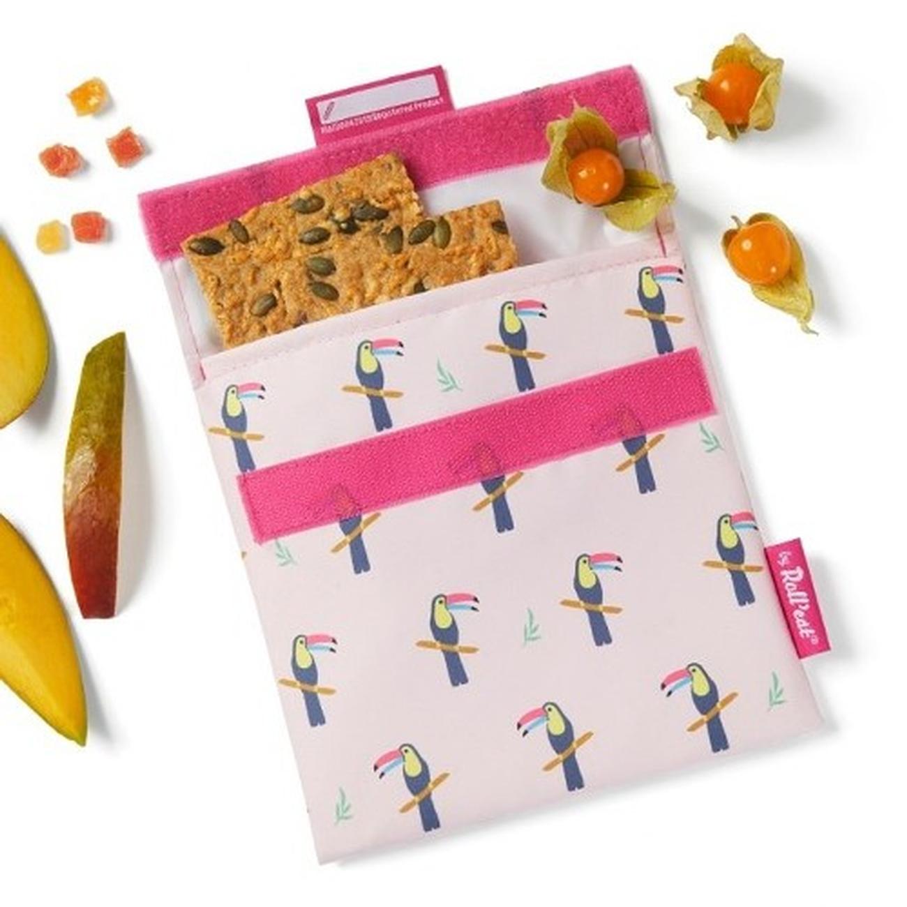 snack-n-go-reusable-snack-bag--hornbill - Roll'eat Snack N Go Hornbill 